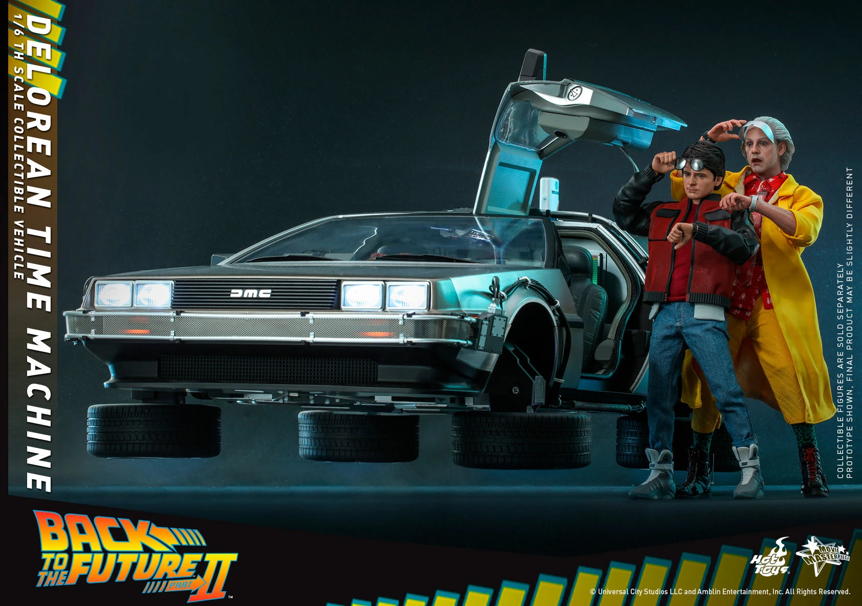 DELOREAN TIME MACHINE by Hot Toys