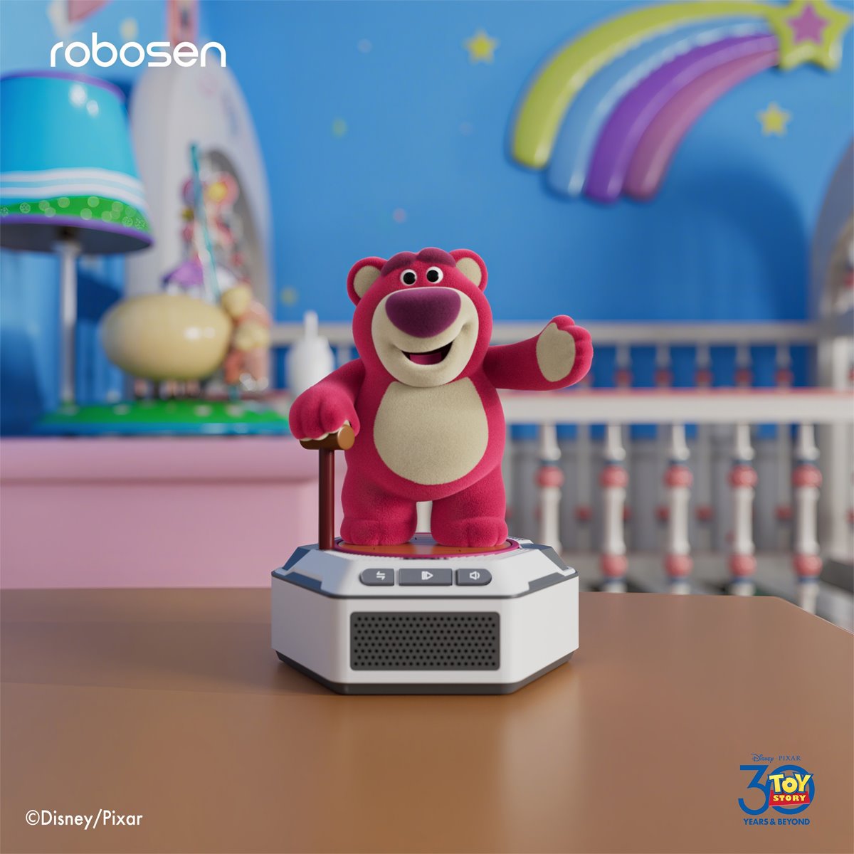 Toy Story Mini Robots Hero Pack Lotso Bear with Base by Robosen