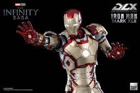 Marvel Studios The Infinity Saga Iron Man Mark 42 DLX Action Figure By Threezero