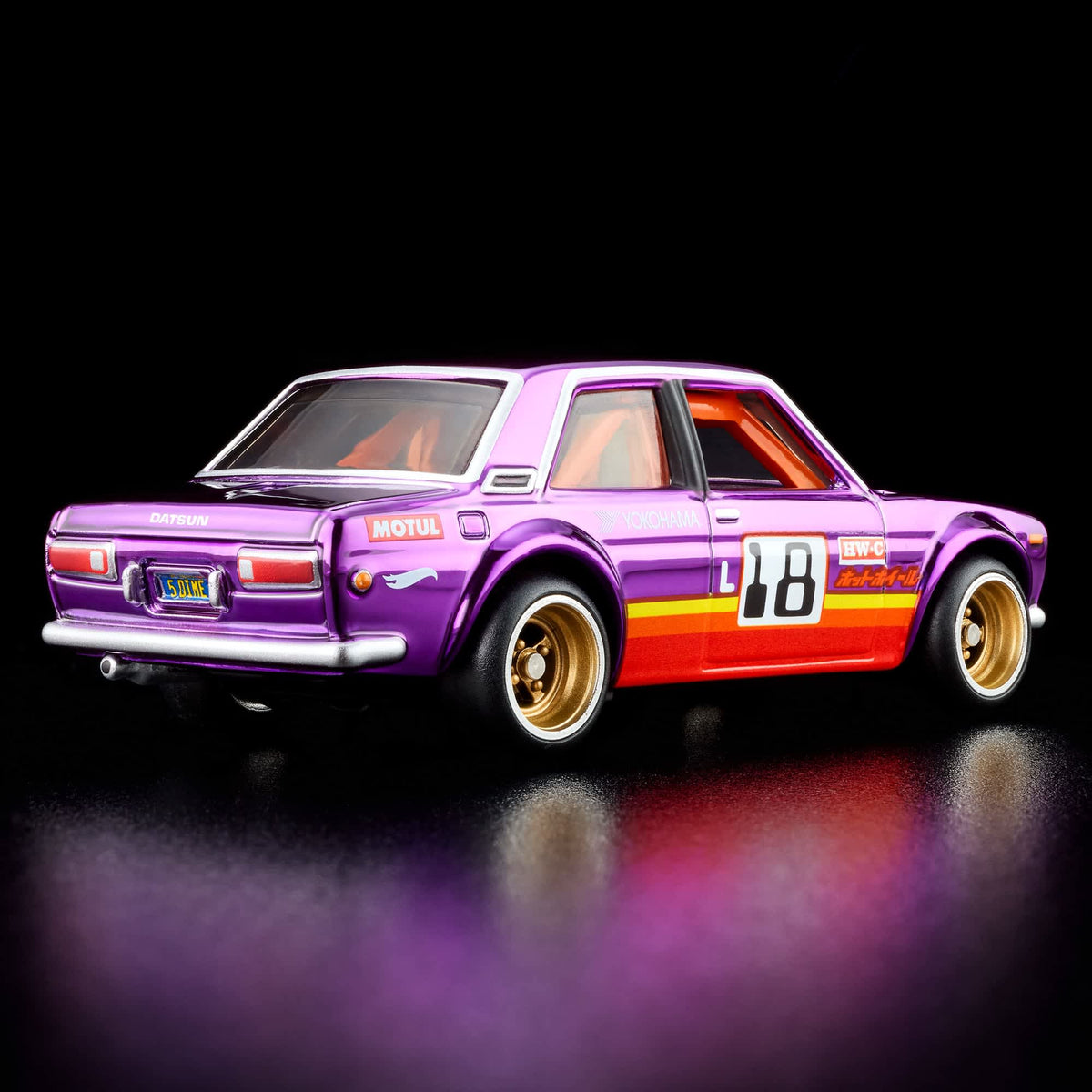 Hot Wheels RLC Exclusive ’71 Datsun 510 (Purple/Race Livery)