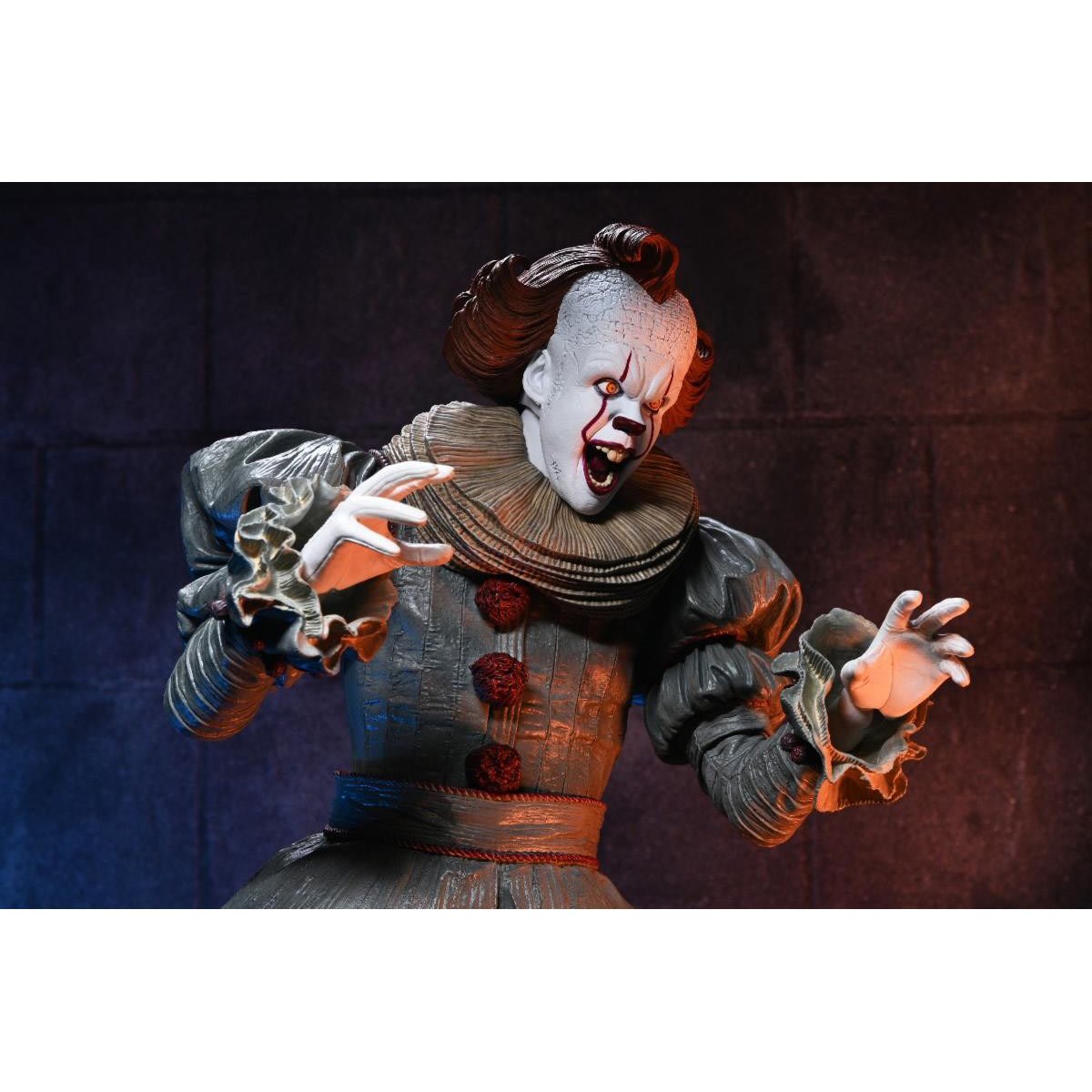 NECA It Welcome to Derry Pennywise 1:4 Scale Action Figure
