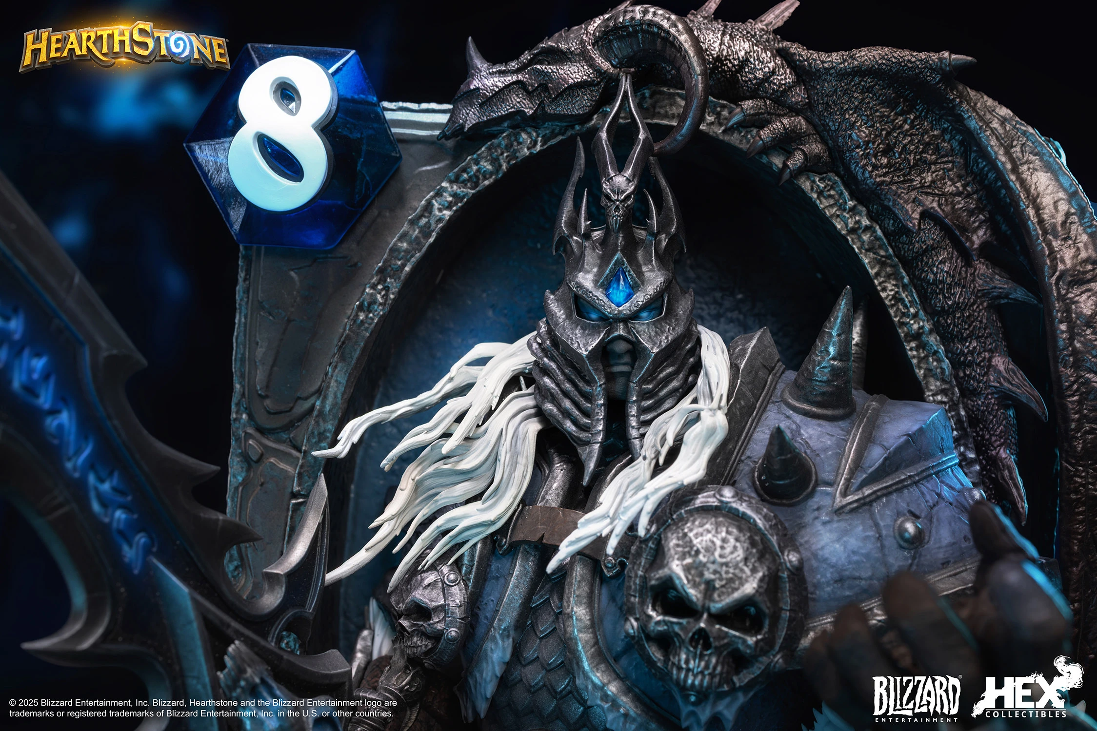 The Lich King 3D Art Frame Statues by HEX Collectibles