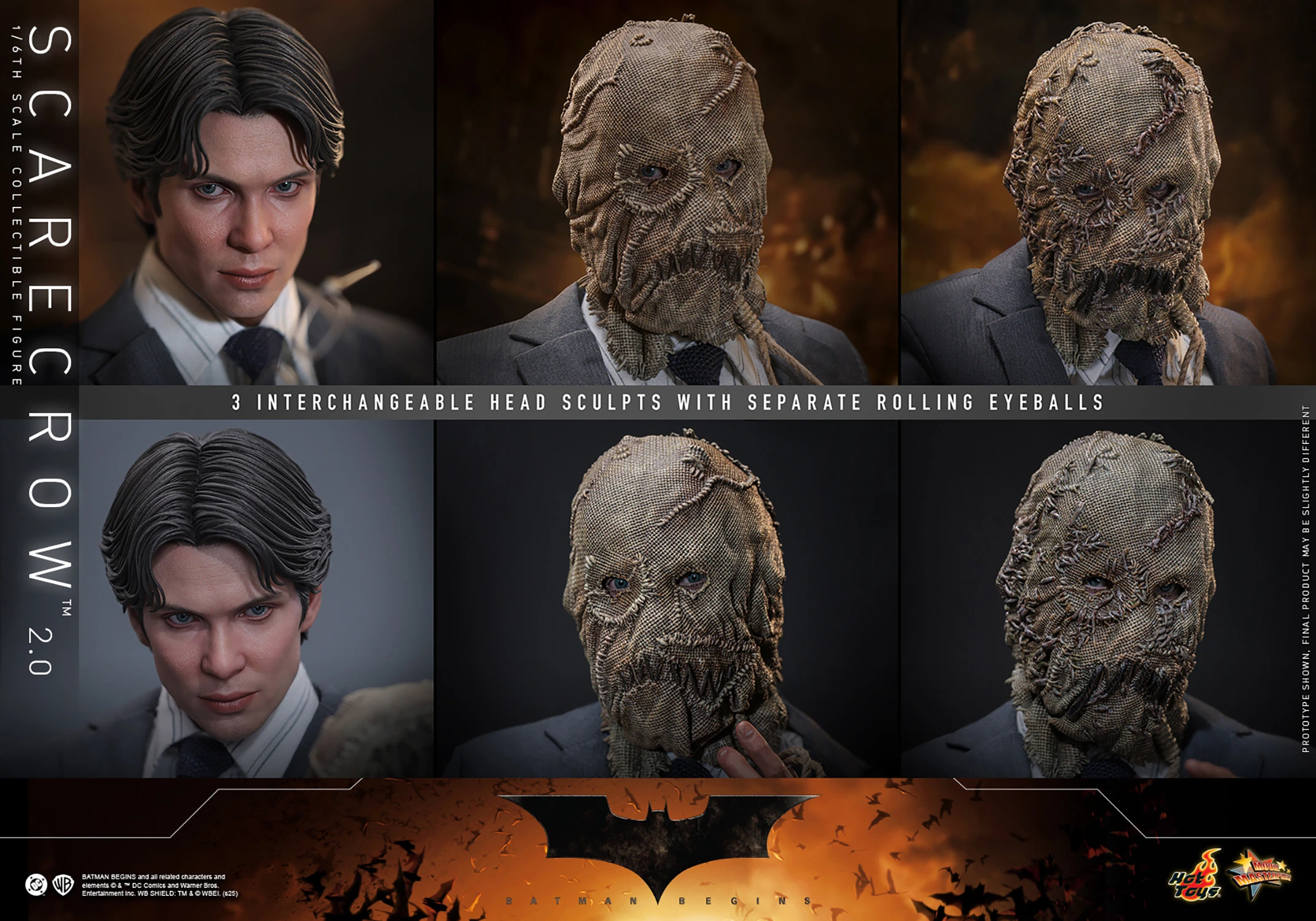 Scarecrow (2.0) Sixth Scale Figure by Hot Toys