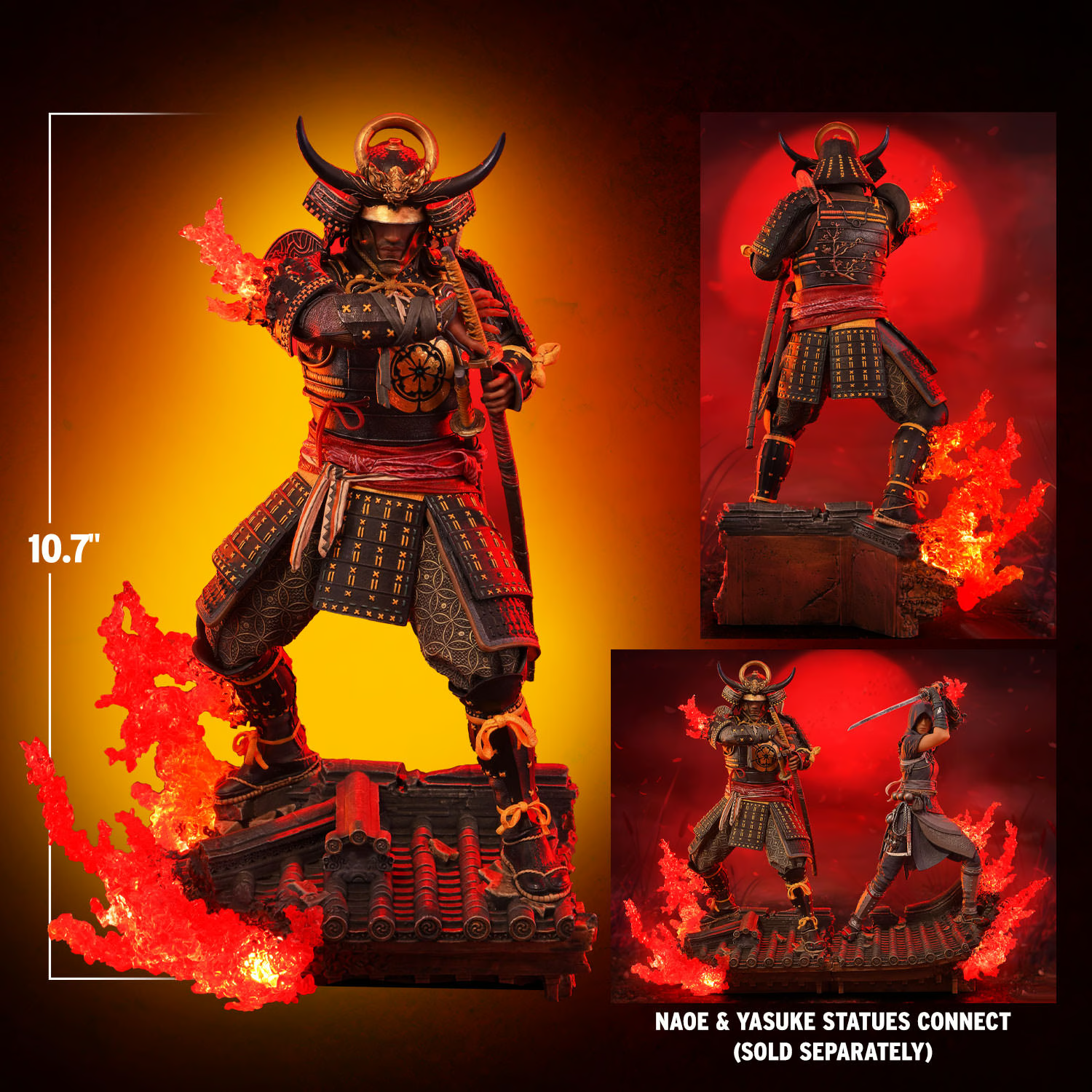 Yasuke (Assassin's Creed Shadows) Statue by PureArts