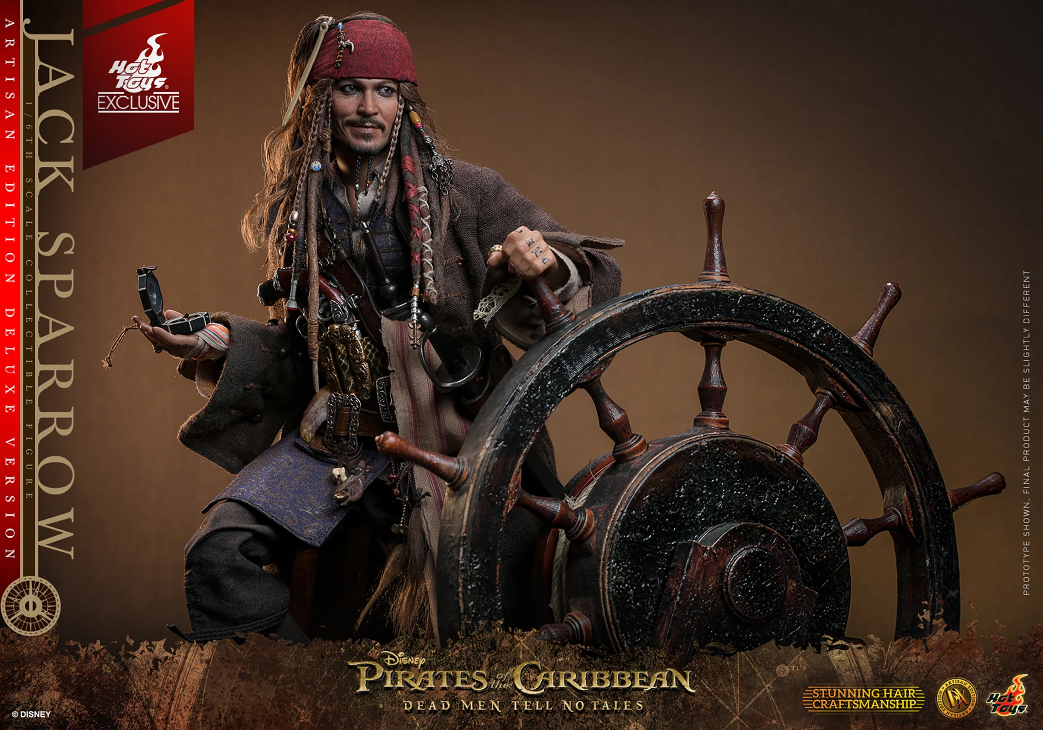 Jack Sparrow (Artisan Edition Deluxe Version) by Hot Toys
