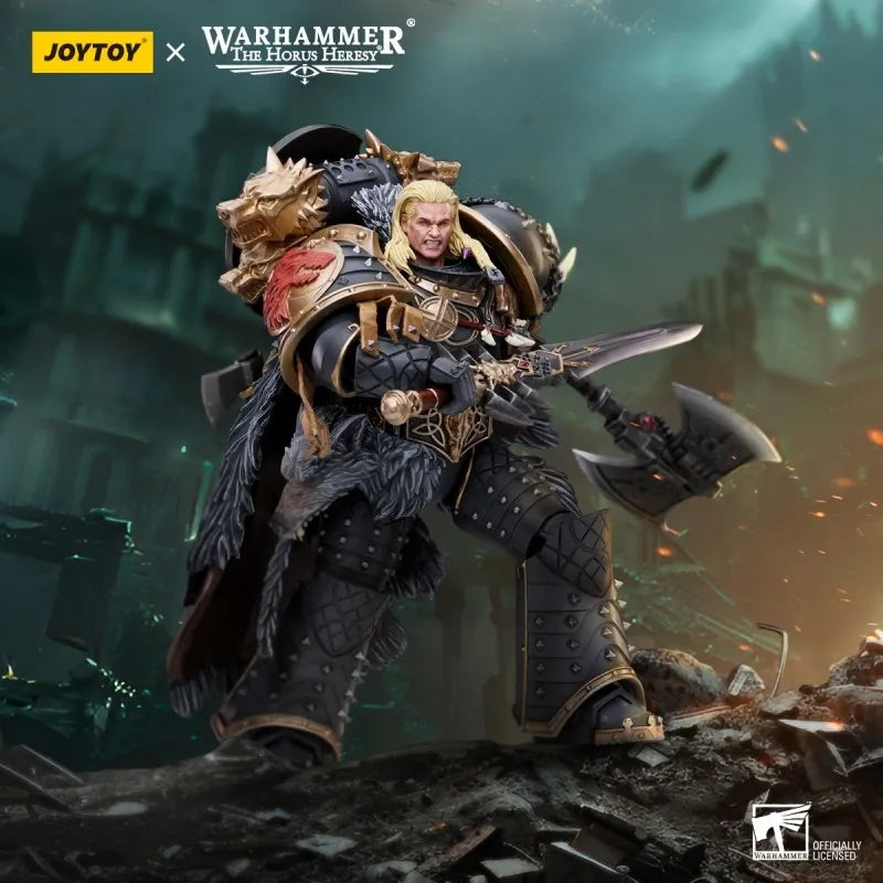 JOYTOY JT6137 Warhammer The Horus Heresy 1:18 Space Wolves Leman Russ Primarch of the VIth Legion