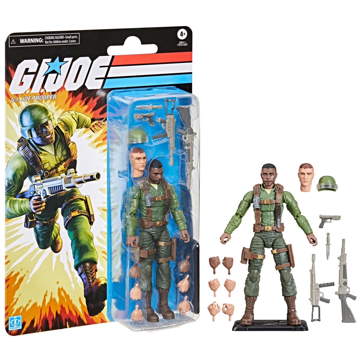 G.I. Joe Classified Series Retro Cardback G.I. Joe Trooper Action Figure