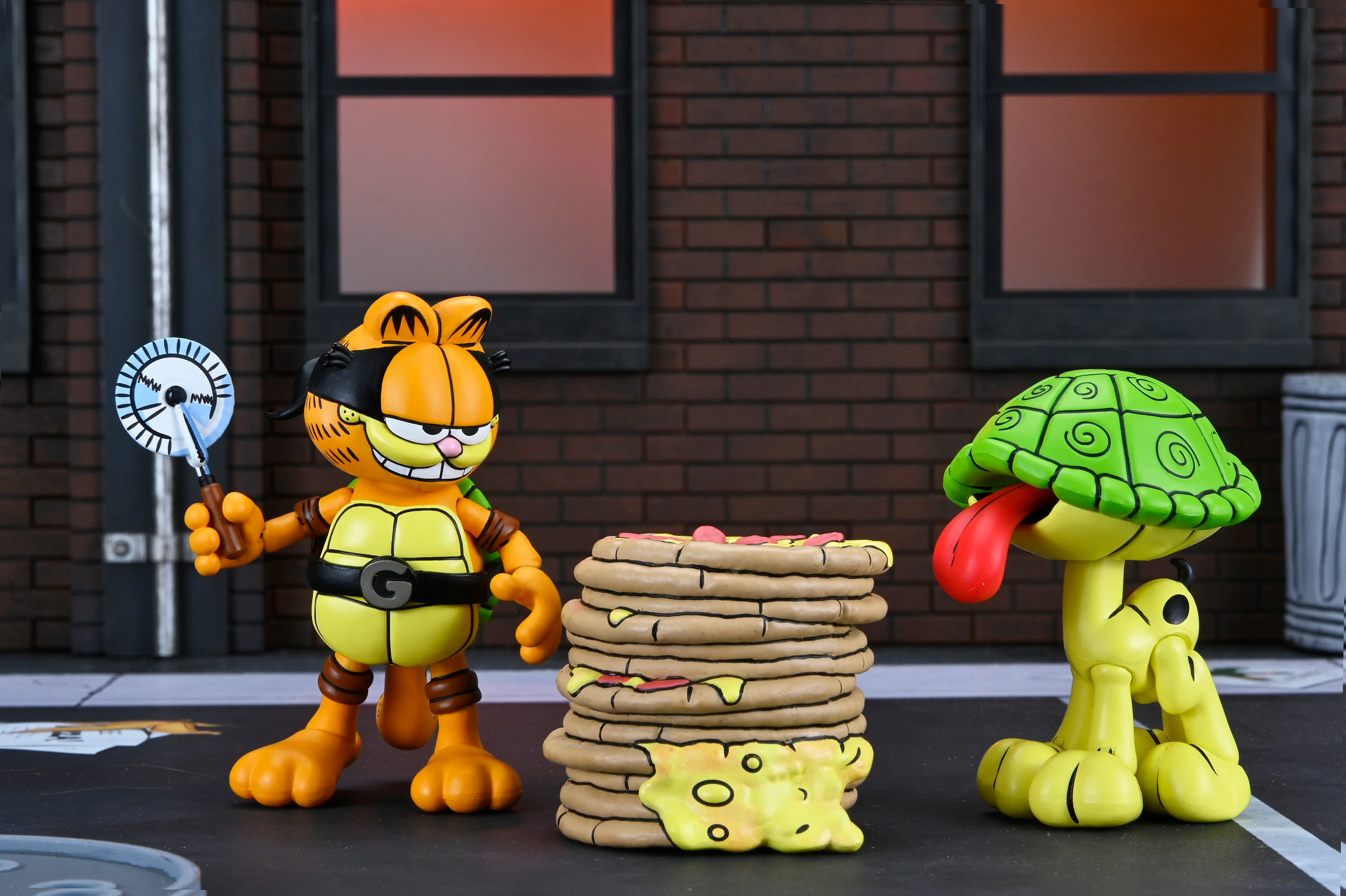 Teenage Mutant Ninja Turtles (Archie Comics) x Garfield Ultimate Garfello & Odie Action Figures