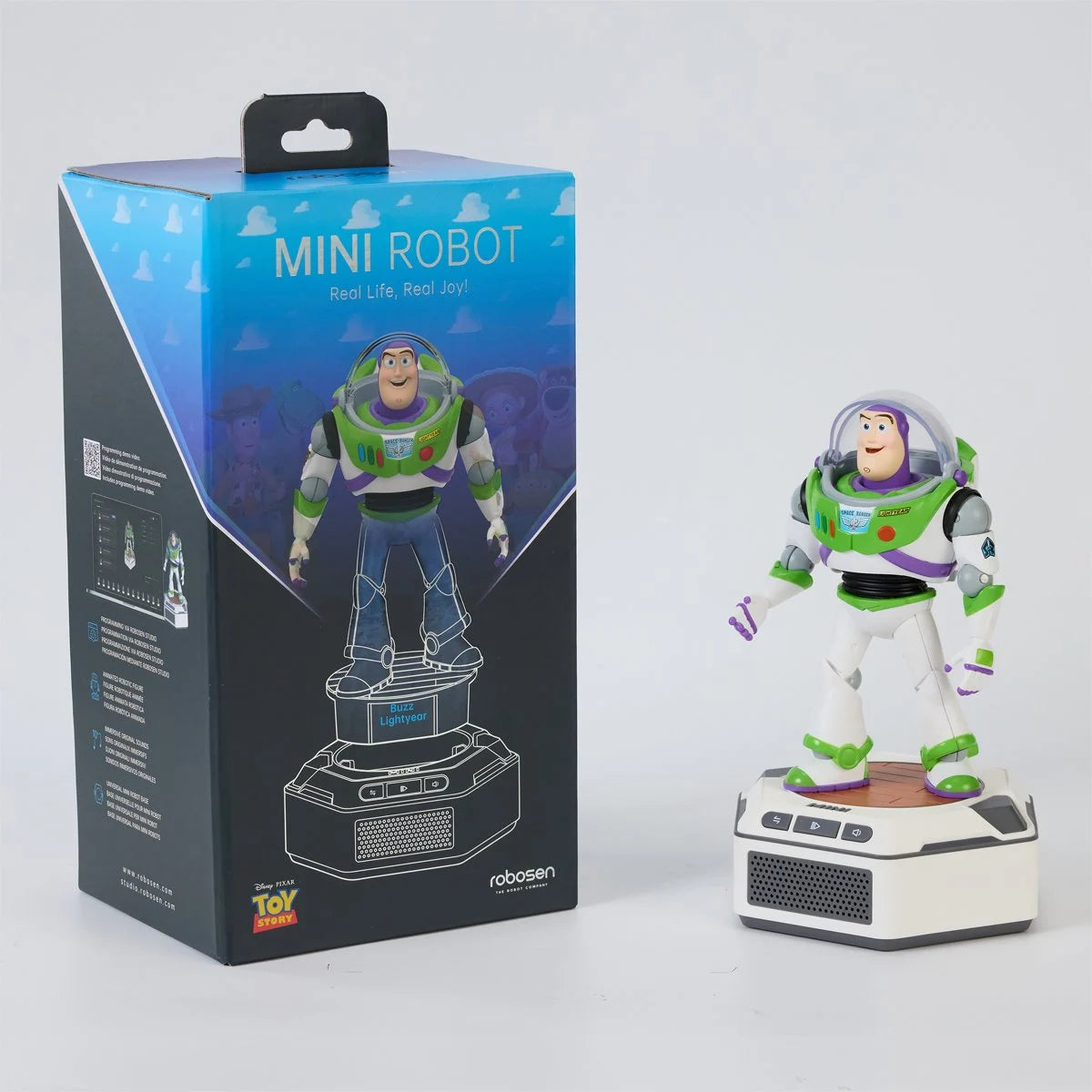 Toy Story Mini Robots Hero Pack Buzz Lightyear Robot with Base By Robosen