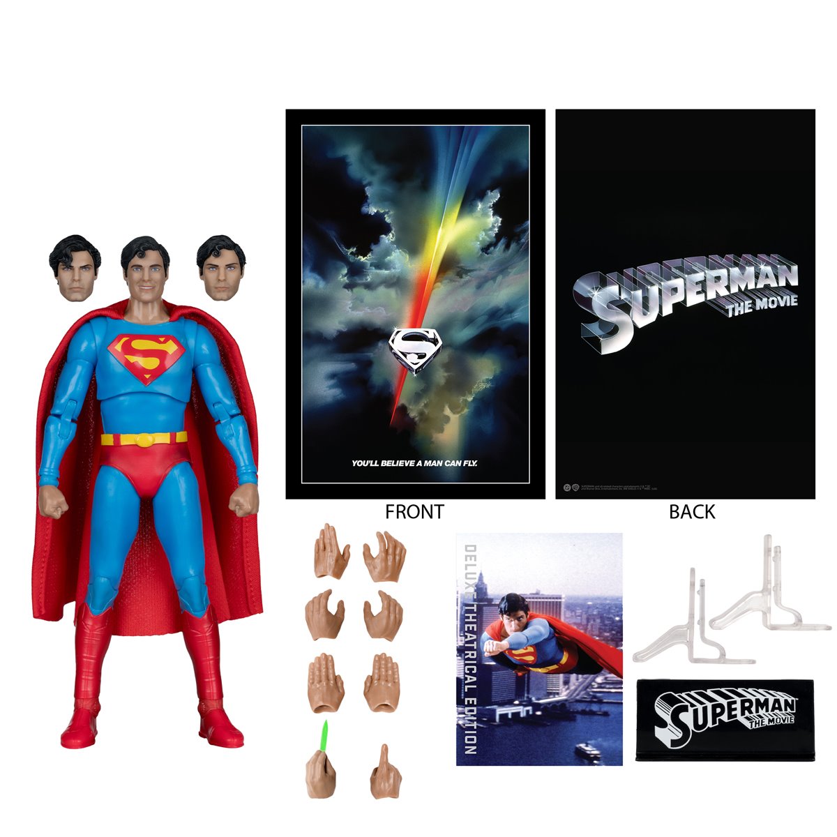 Superman: The Movie 1978 Superman Deluxe Theatrical Edition Action Figure