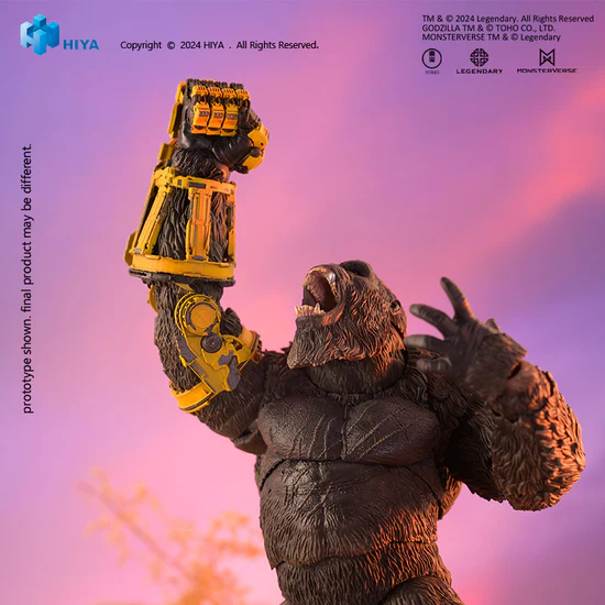 Godzilla x Kong The New Empire Exquisite Basic Kong Beast Glove Version By Hiya Toys