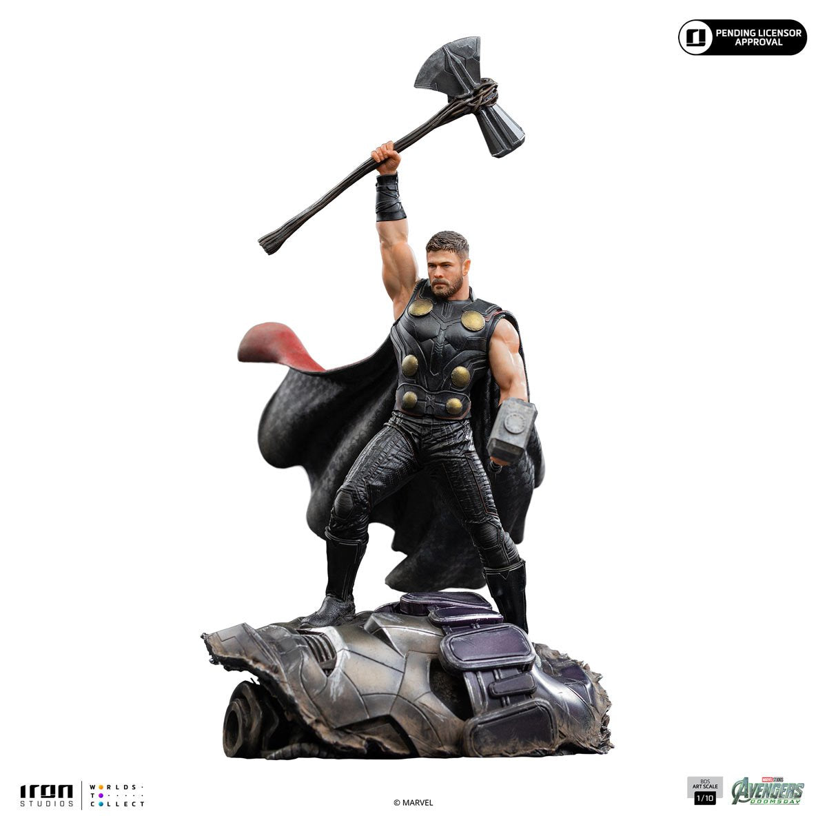 Avengers: Doomsday Thor Battle Diorama Series Art Scale 1:10 Statue By Iron Studio