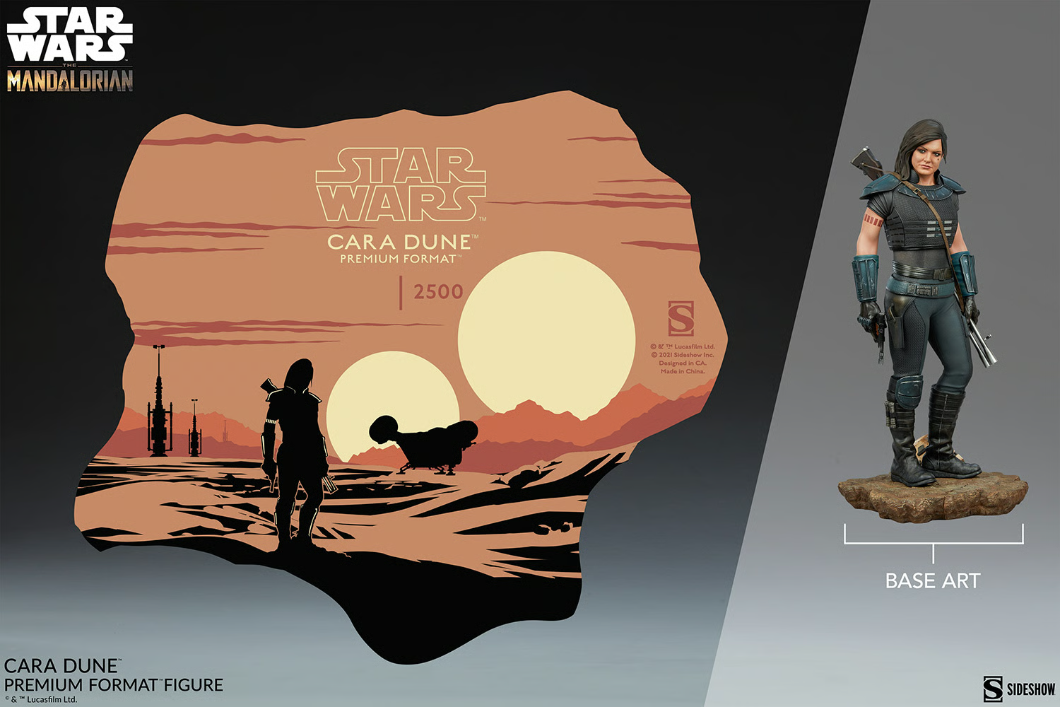 The Mandalorian Cara Dune Premium Format Figure by Sideshow Collectibles