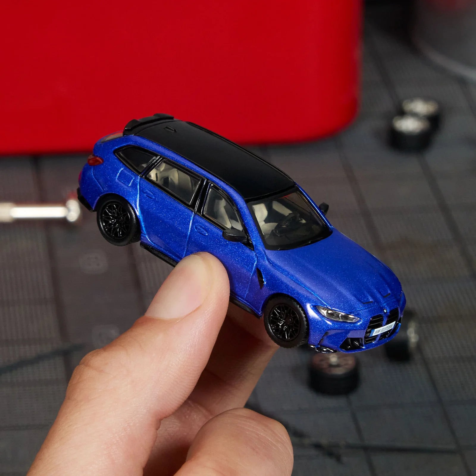 Hot Wheels Elite 64 BMW M3 Touring (Blue)