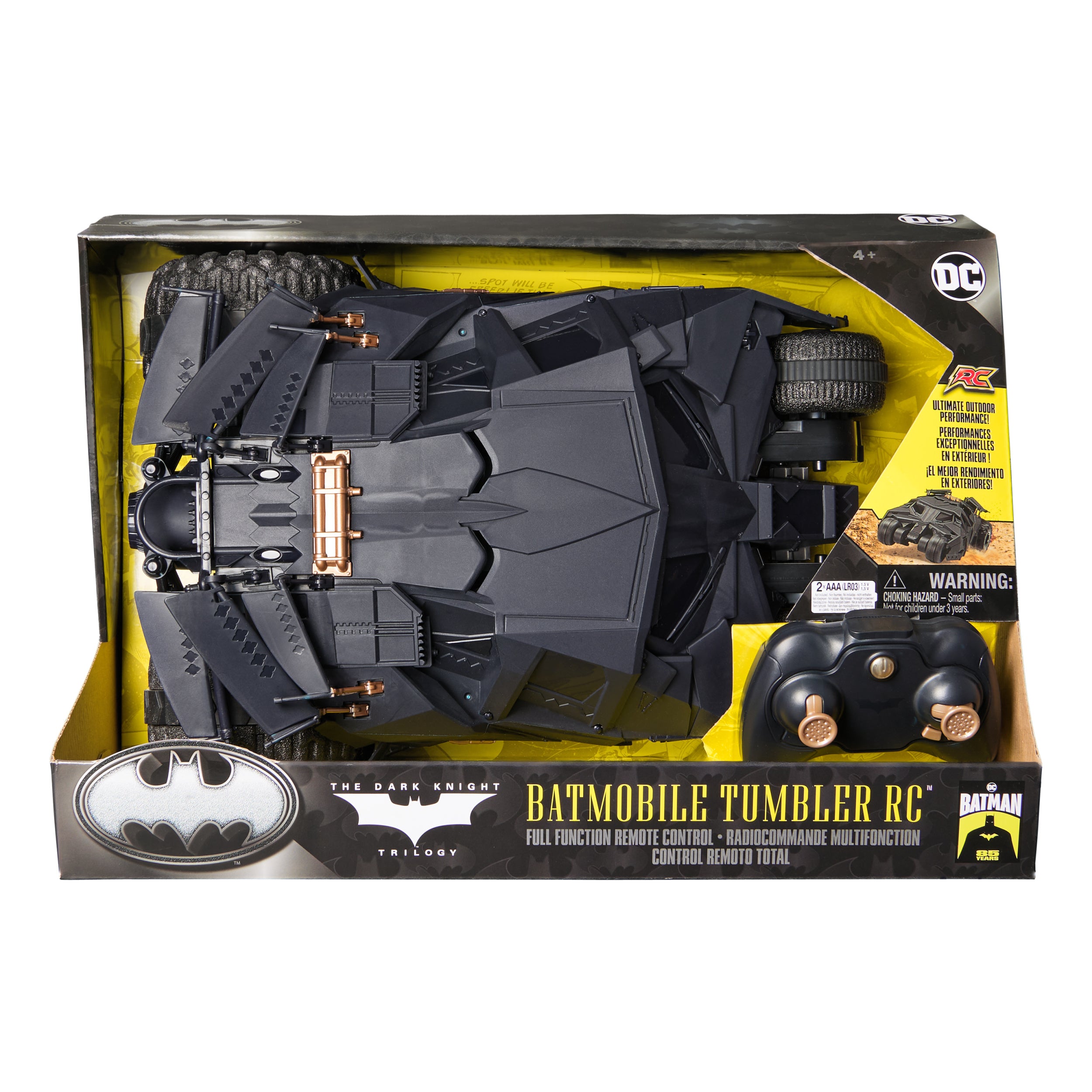 Batmobile Tumbler R/C 1:15 Scale (85th Anniversary Dark Knight Trilogy Edition) Vehicle