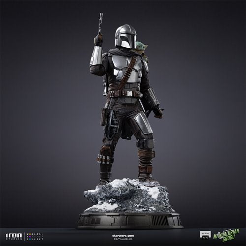 The Mandalorian and Grogu Movie Art Scale 1:10 Limited Edition Statue By Iron Studio