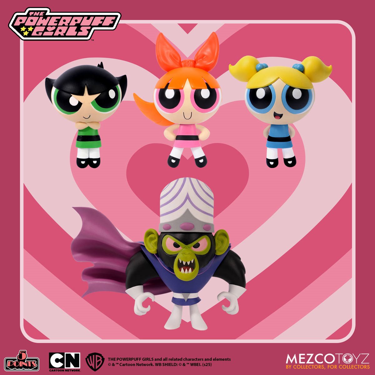 The Powerpuff Girls 5 Points Action Figure