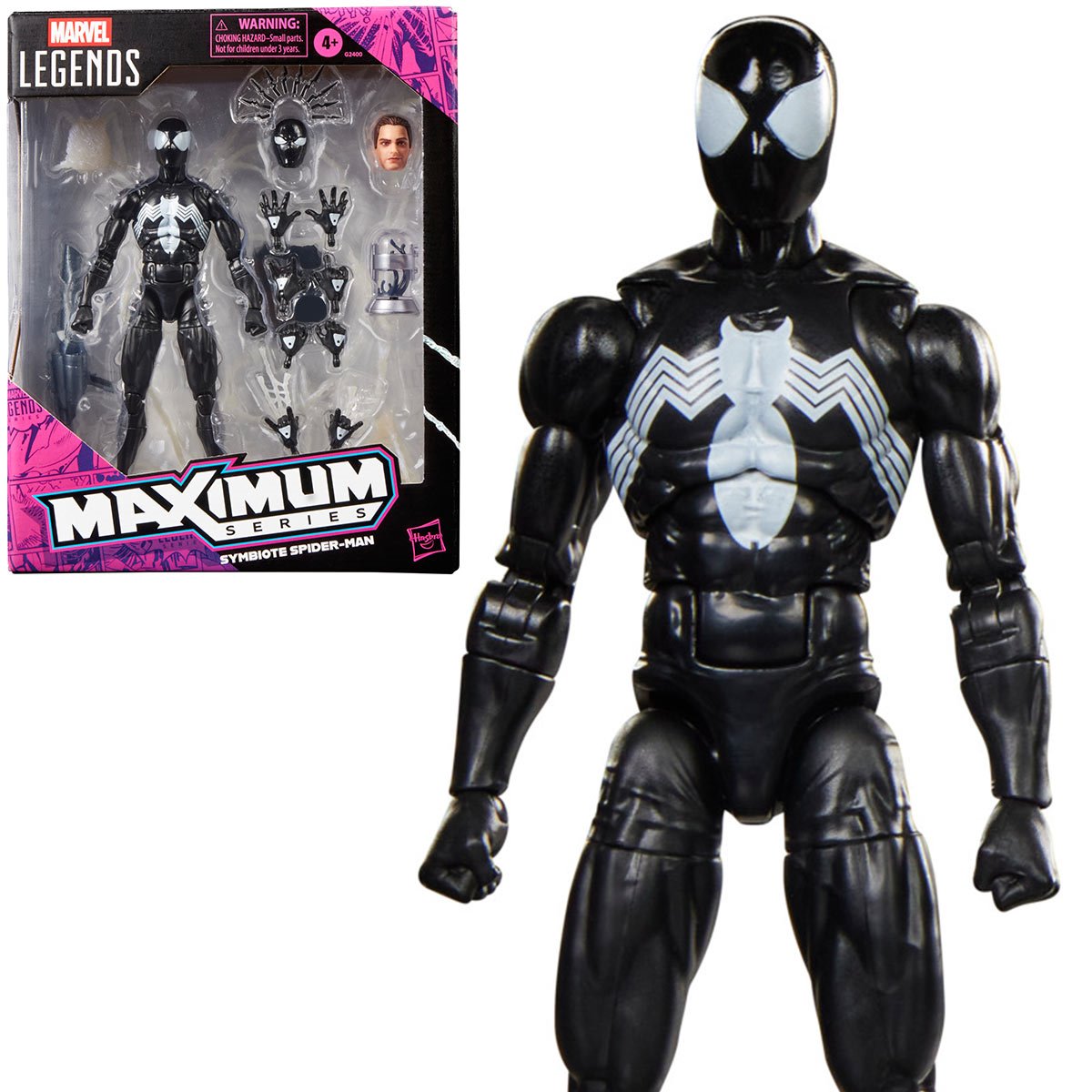 Marvel Legends Maximum Series Symbiote Spider-Man Action Figure