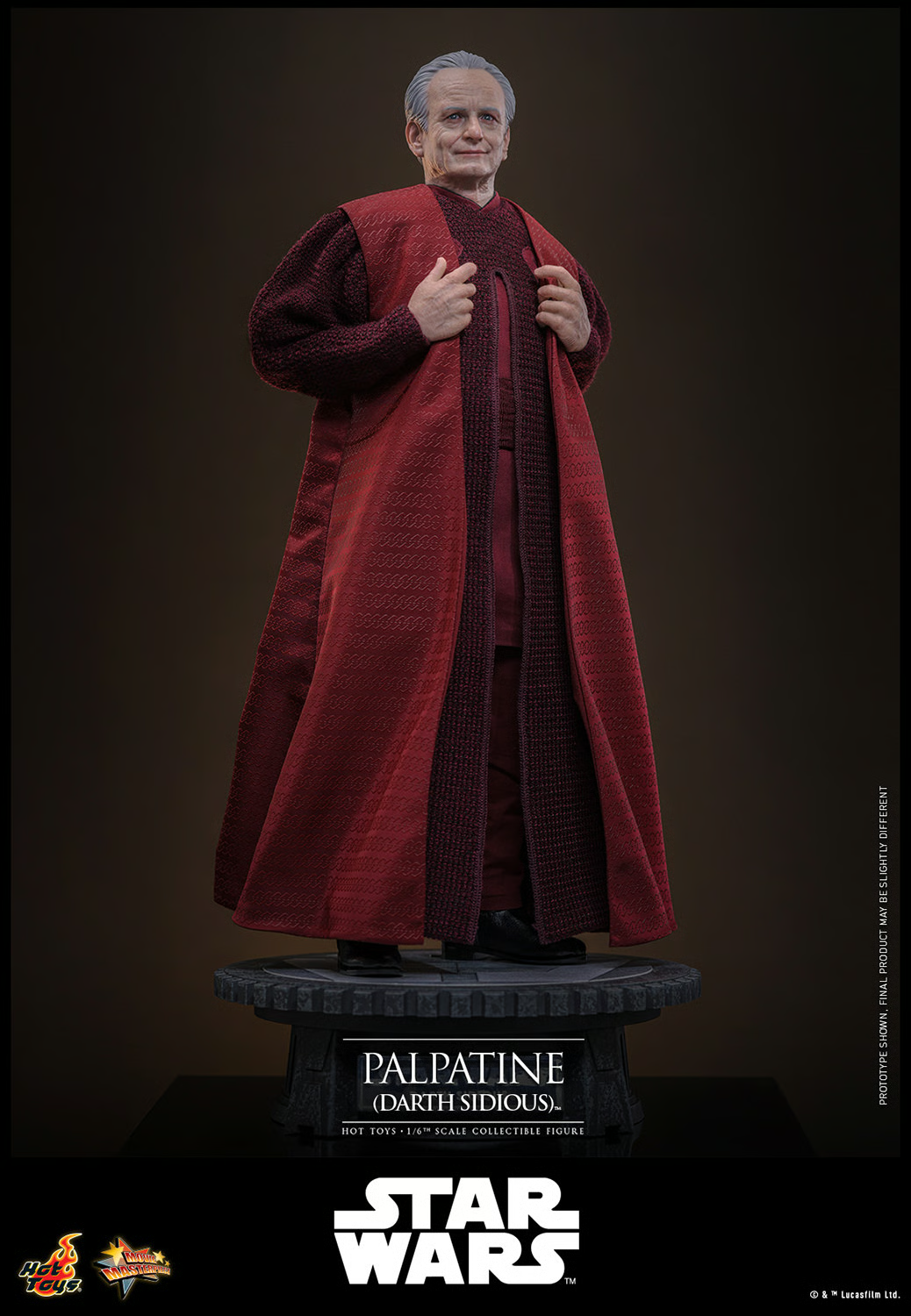 Palpatine Darth Sidious Sixth Scale Figure by Hot Toys