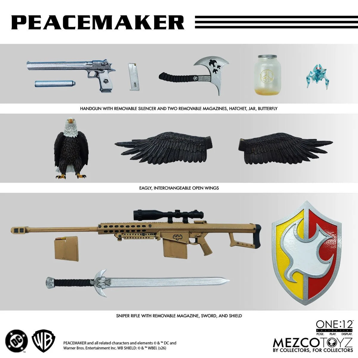 Peacemaker One:12 Collective Action Figure By Mezco Toyz