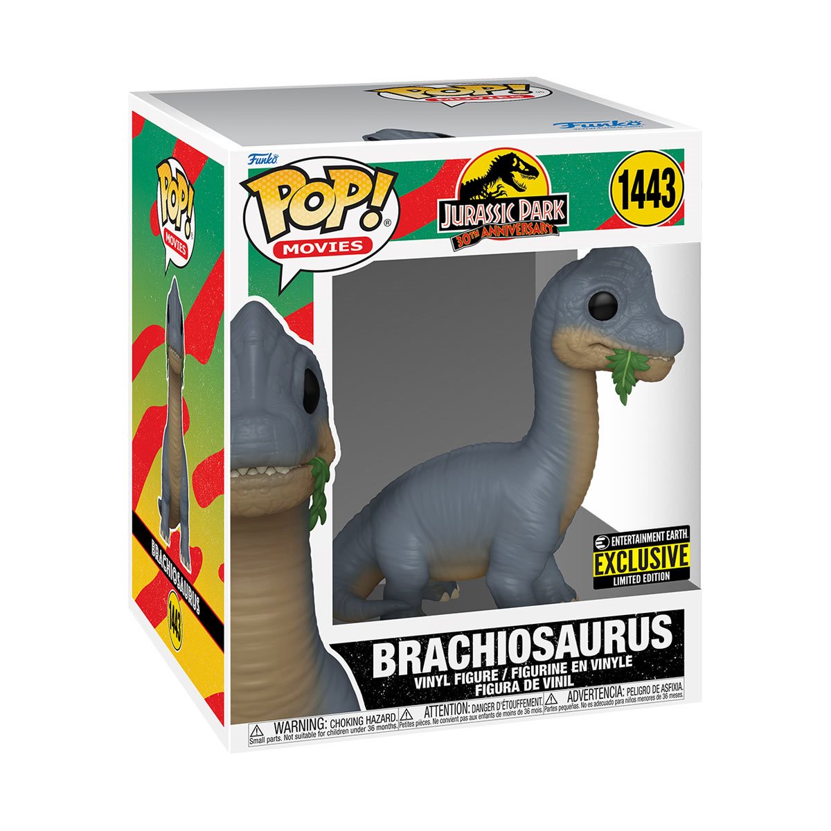Jurassic Park Brachiosaurus Super 6-Inch Funko Pop! EE Ex