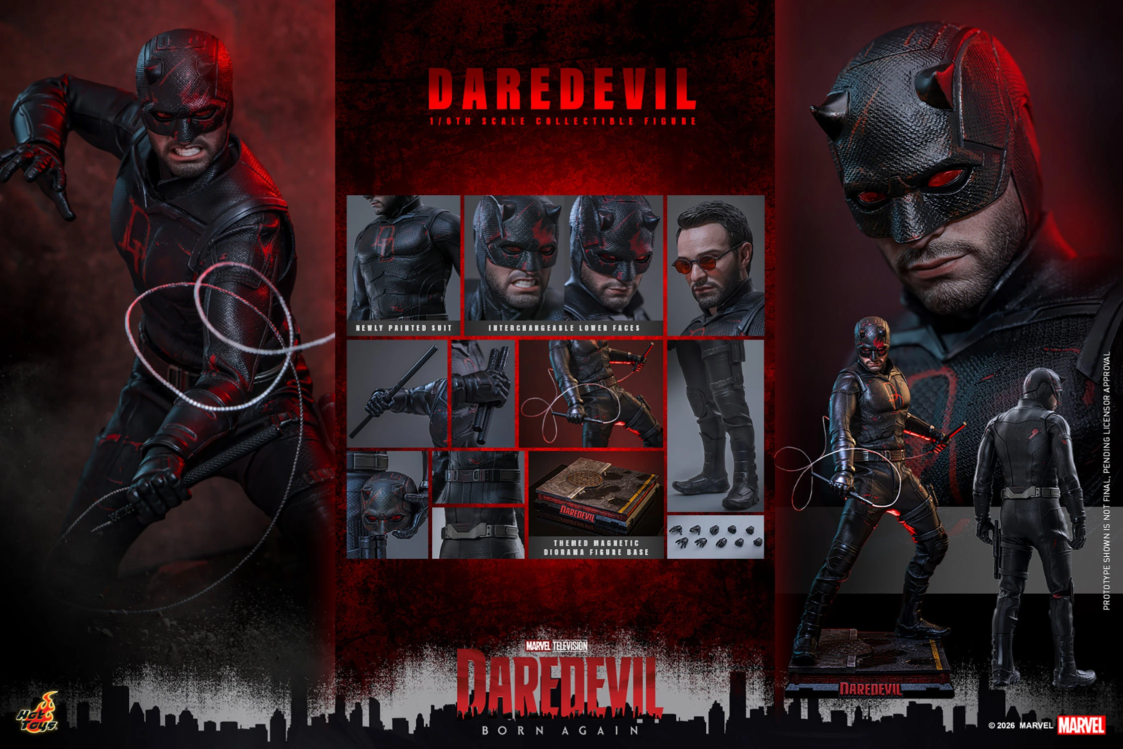 Daredevil Born Again 2 Daredevil by Hot Toys