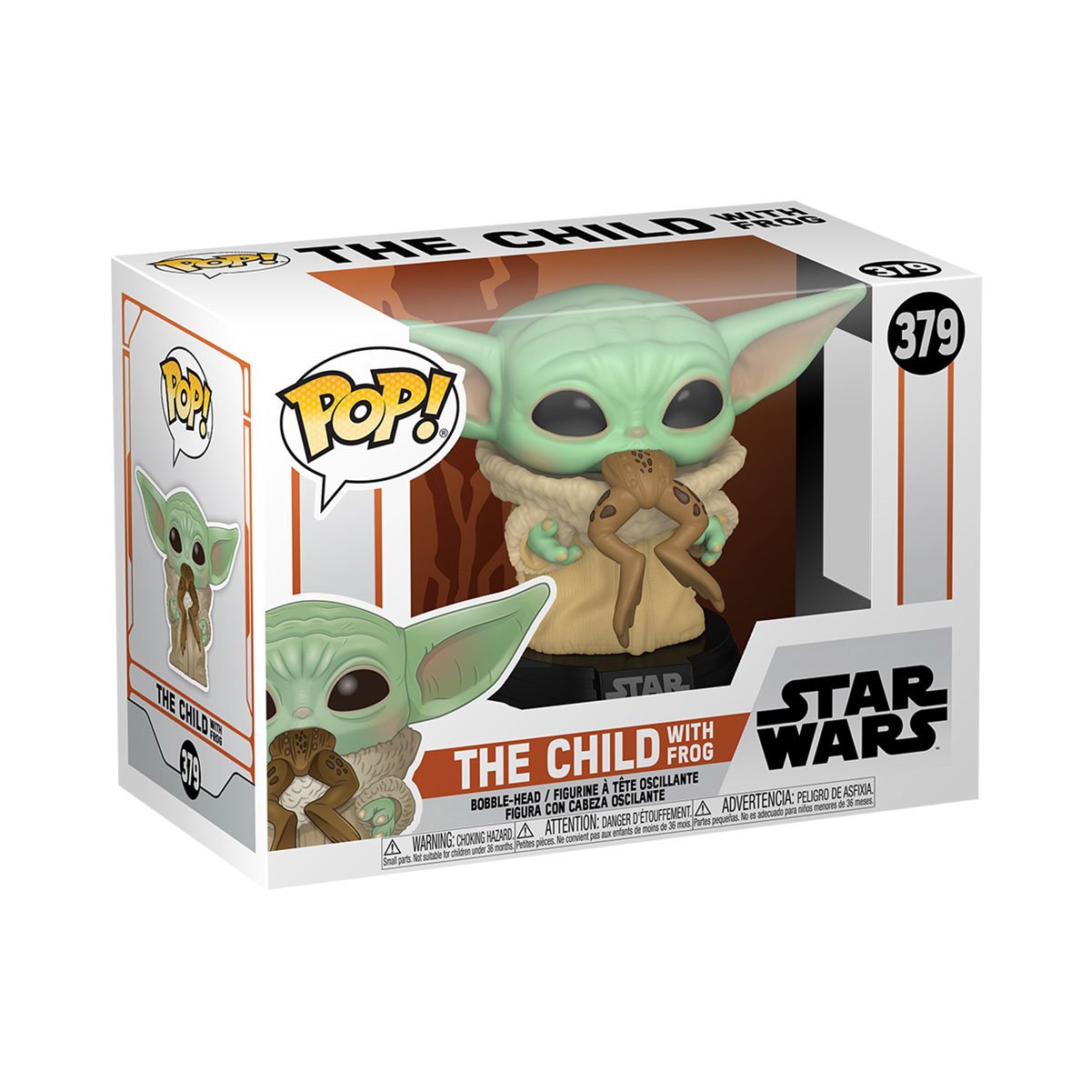 Star Wars: The Mandalorian The Child with Frog Vinyl Figure By Funko Pop!