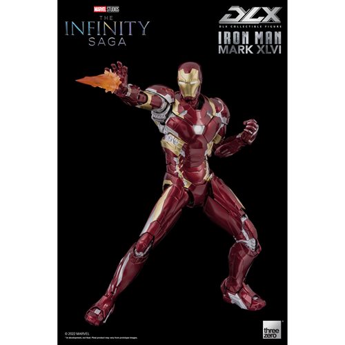 Avengers: Infinity Saga Iron Man Mark 46 DLX 1:12 Scale Action Figure By Threezero