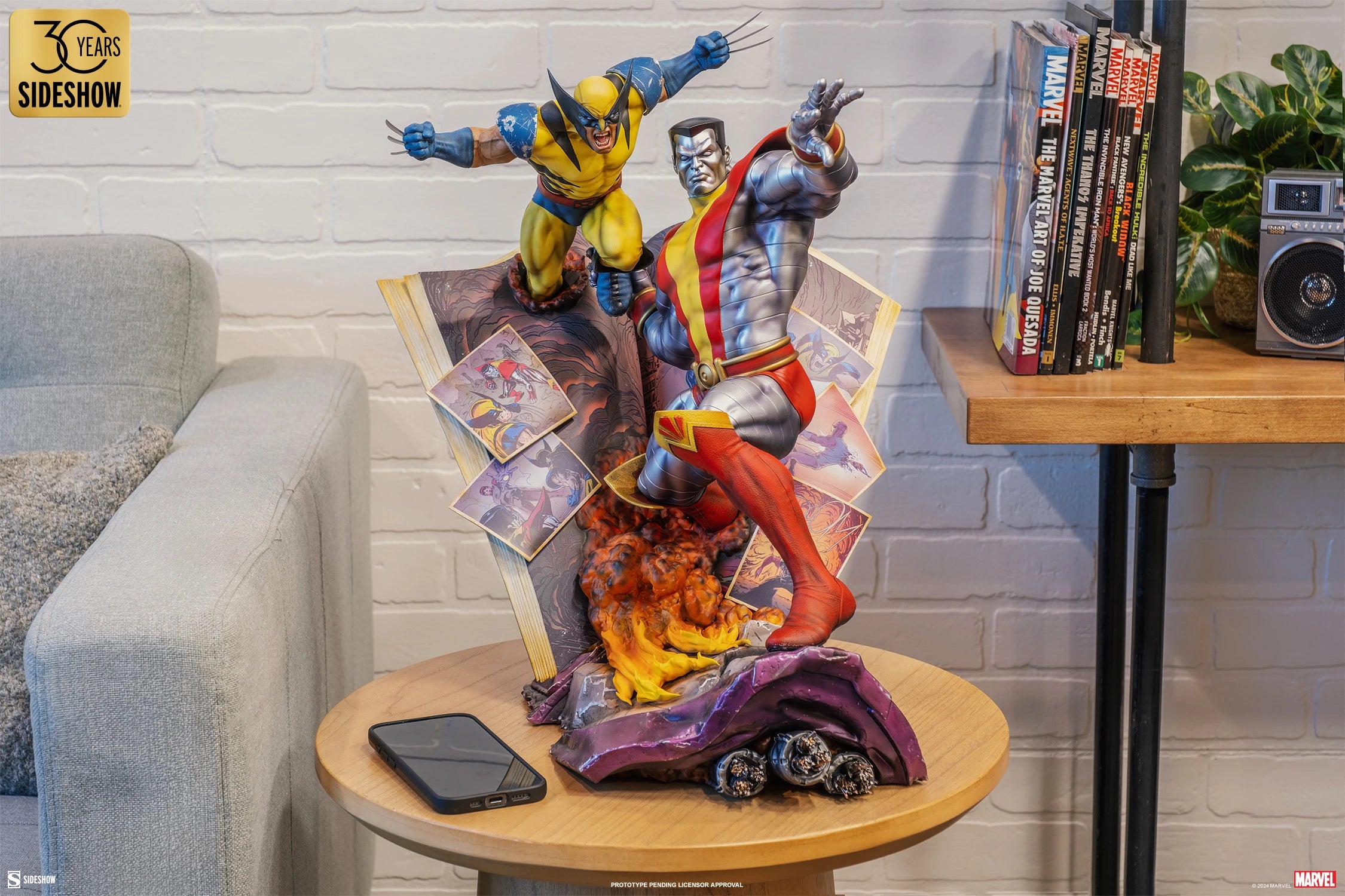 Fastball Special: Colossus and Wolverine Statue by Sideshow Collectibles