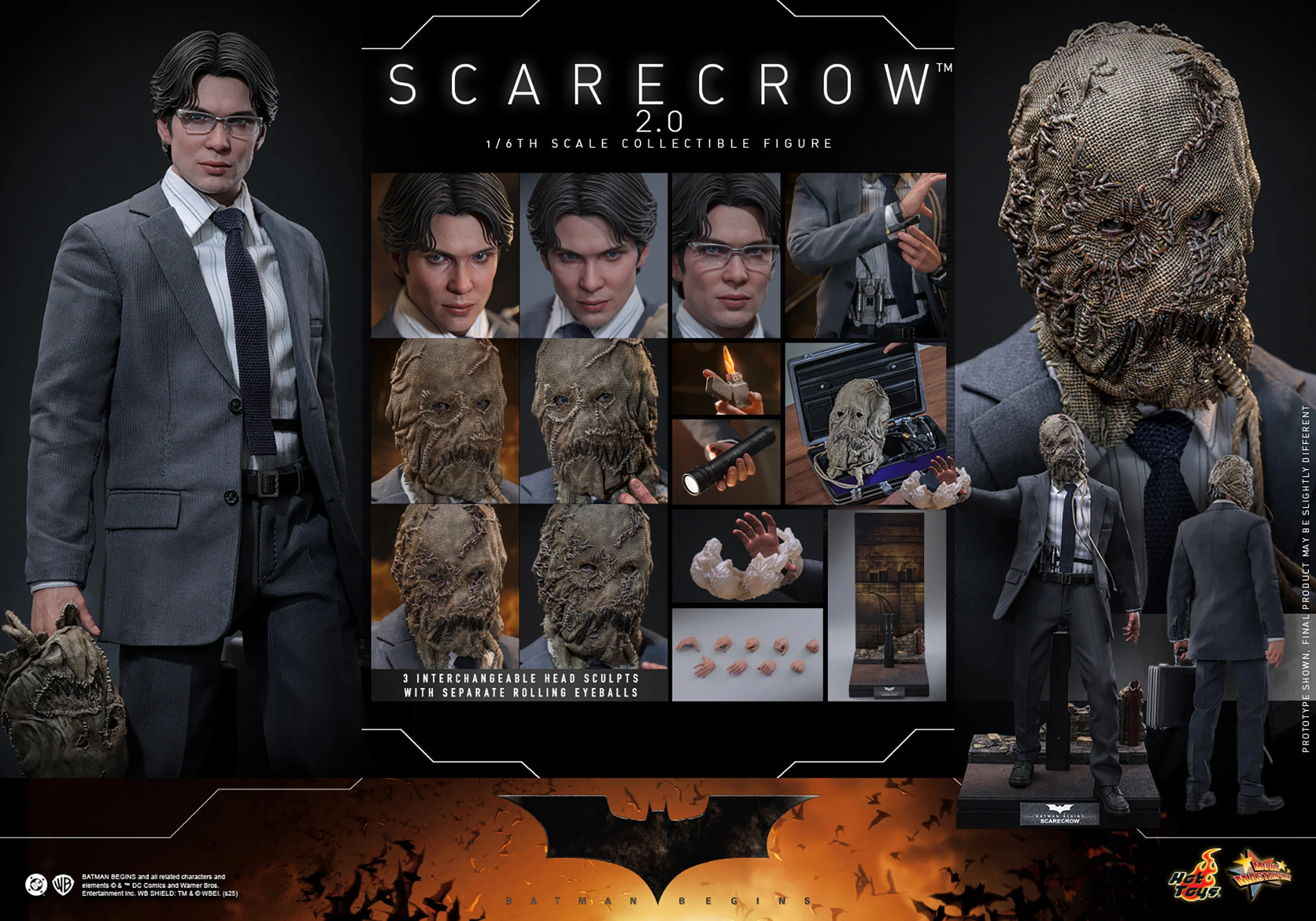 Scarecrow (2.0) Sixth Scale Figure by Hot Toys