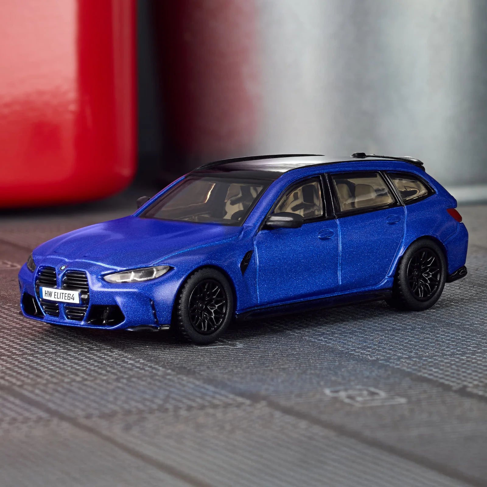 Hot Wheels Elite 64 BMW M3 Touring (Blue)