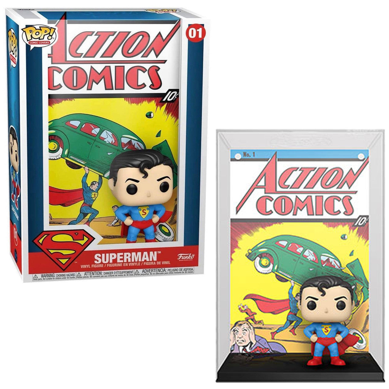DC Comics - Superman : Comic Cover By Funko Pop!