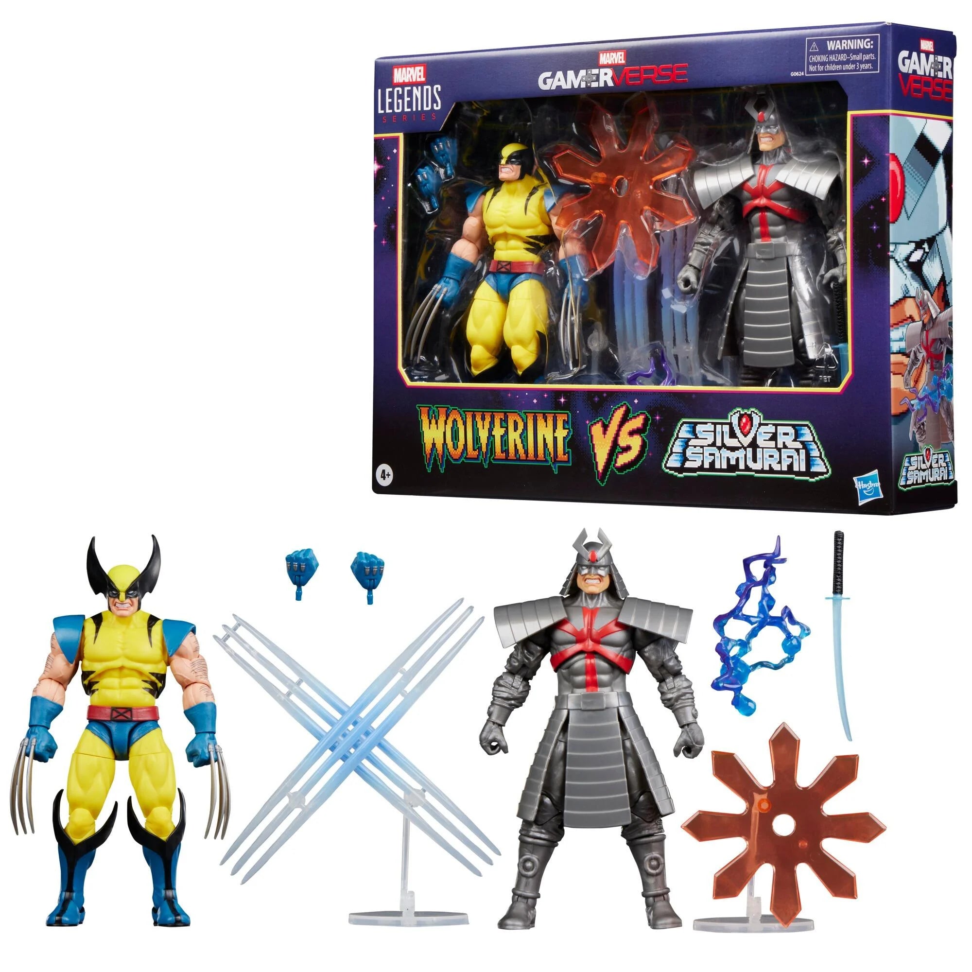 Marvel Legends Series Gamerverse Wolverine vs. Silver Samurai Action Figures