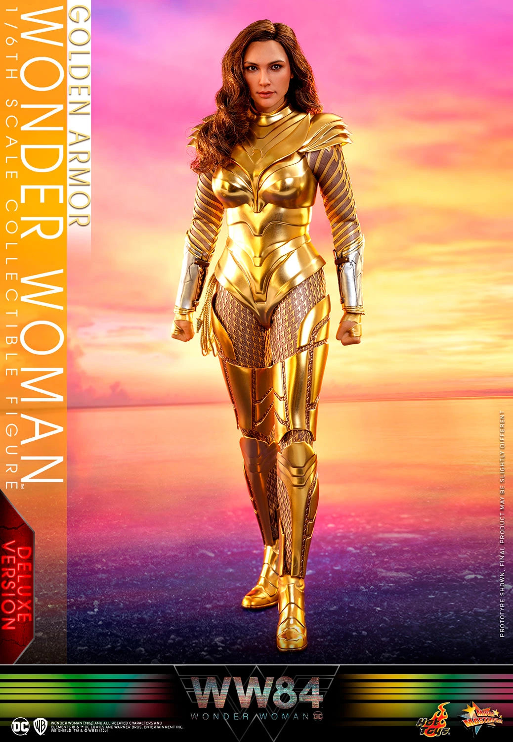 GOLDEN ARMOR WONDER WOMAN (DELUXE) Sixth Scale Figure By Hot Toys