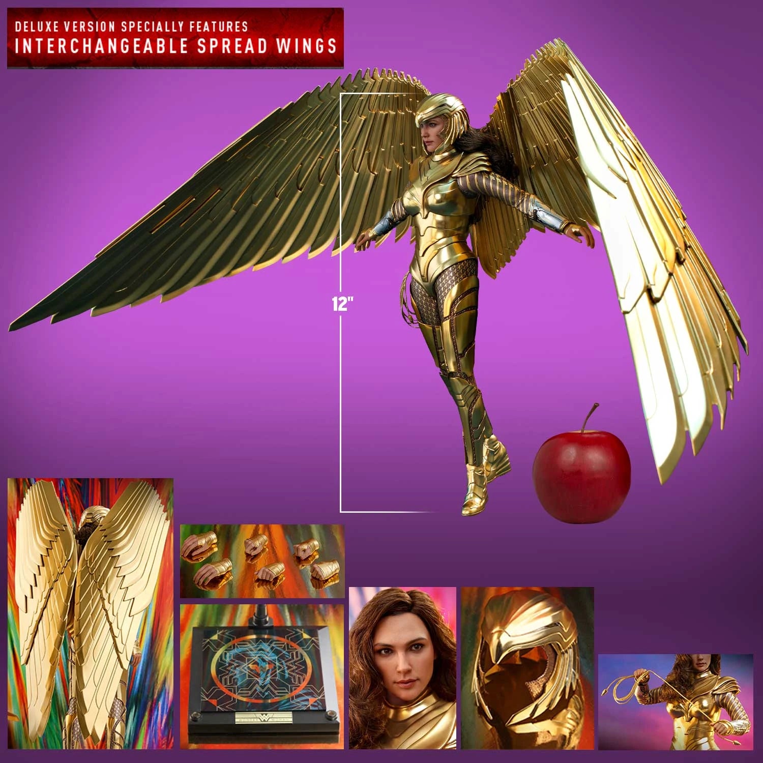 GOLDEN ARMOR WONDER WOMAN (DELUXE) Sixth Scale Figure By Hot Toys