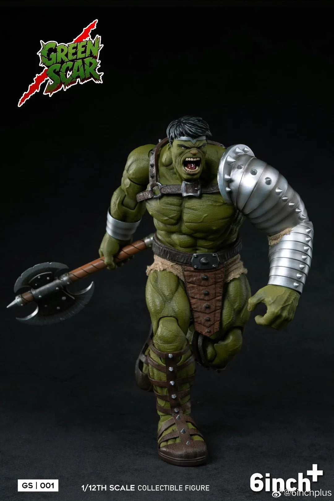 6INCH PLUS 1/12 GS001 GREEN SCAR Deluxe Action Figure