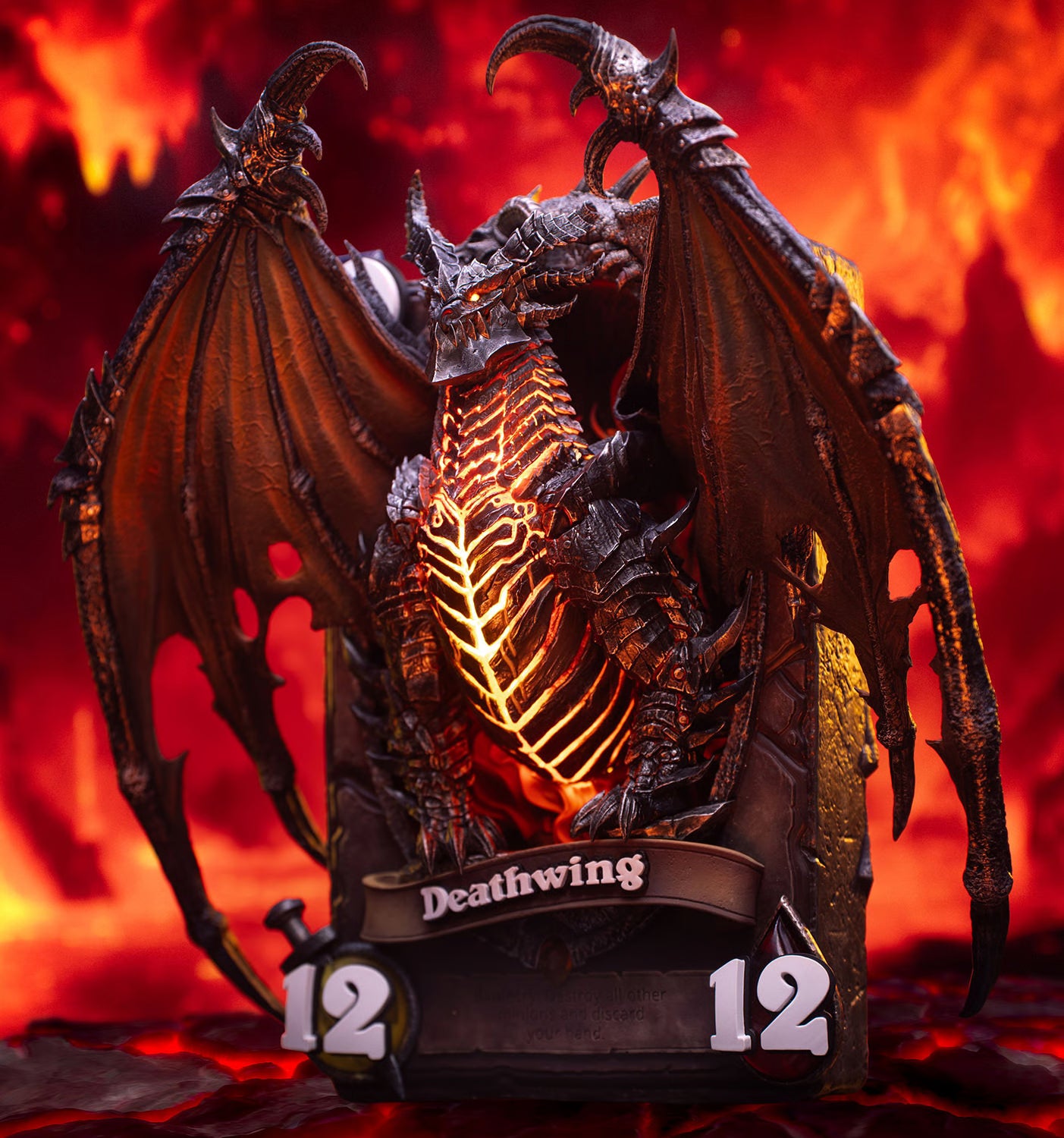 Deathwing 3D Art Frame by HEX Collectibles