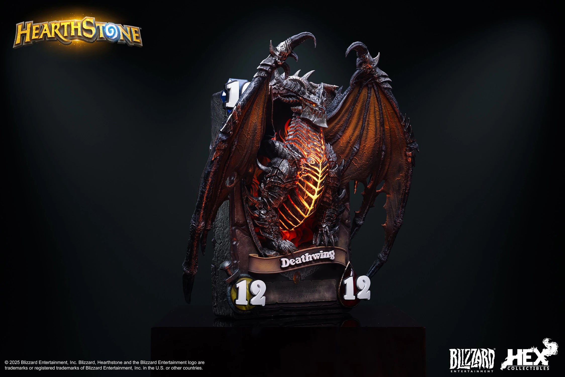 Deathwing 3D Art Frame by HEX Collectibles