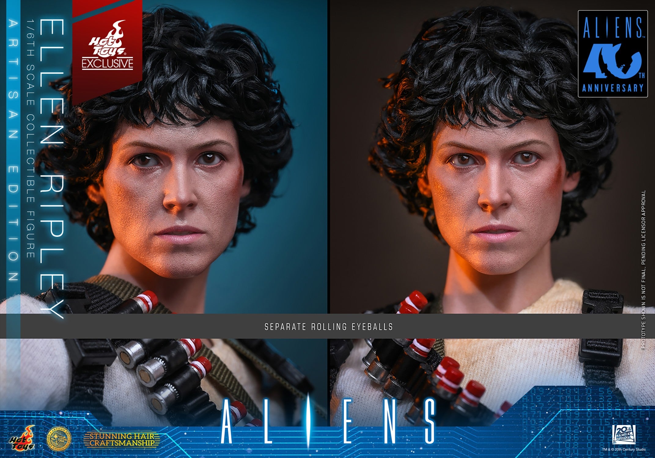 Ellen Ripley (Artisan Edition) Aliens 40th Anniversary by Hot Toys