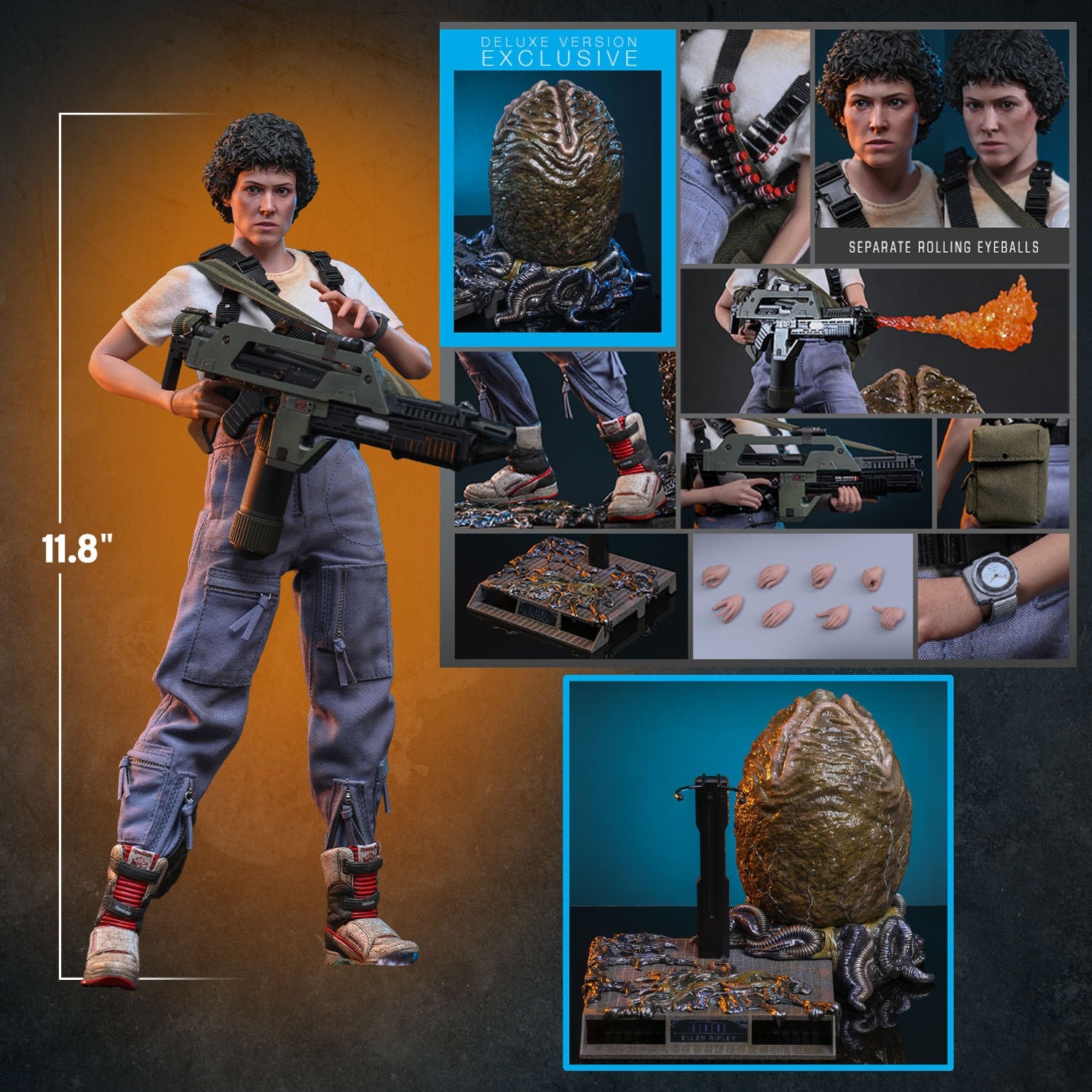 Ellen Ripley (Deluxe Version) Aliens 40th Anniversary by Hot Toys