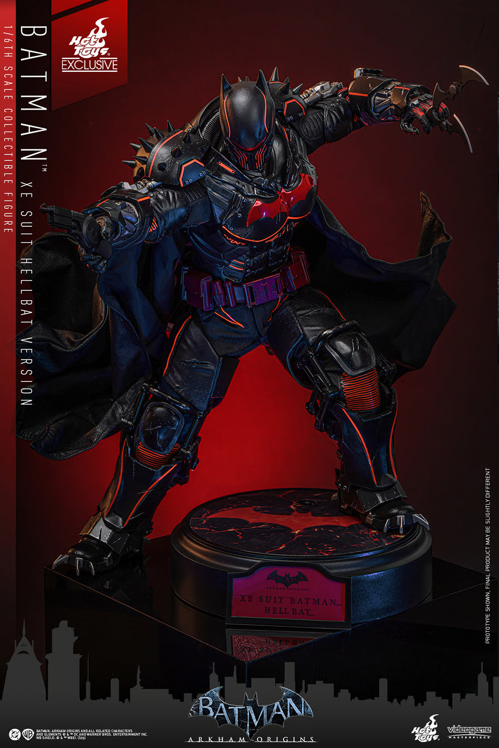 Batman XE Suit Hellbat Version Figure By Hot Toys