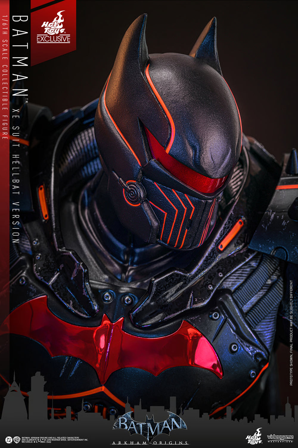 Batman XE Suit Hellbat Version Figure By Hot Toys