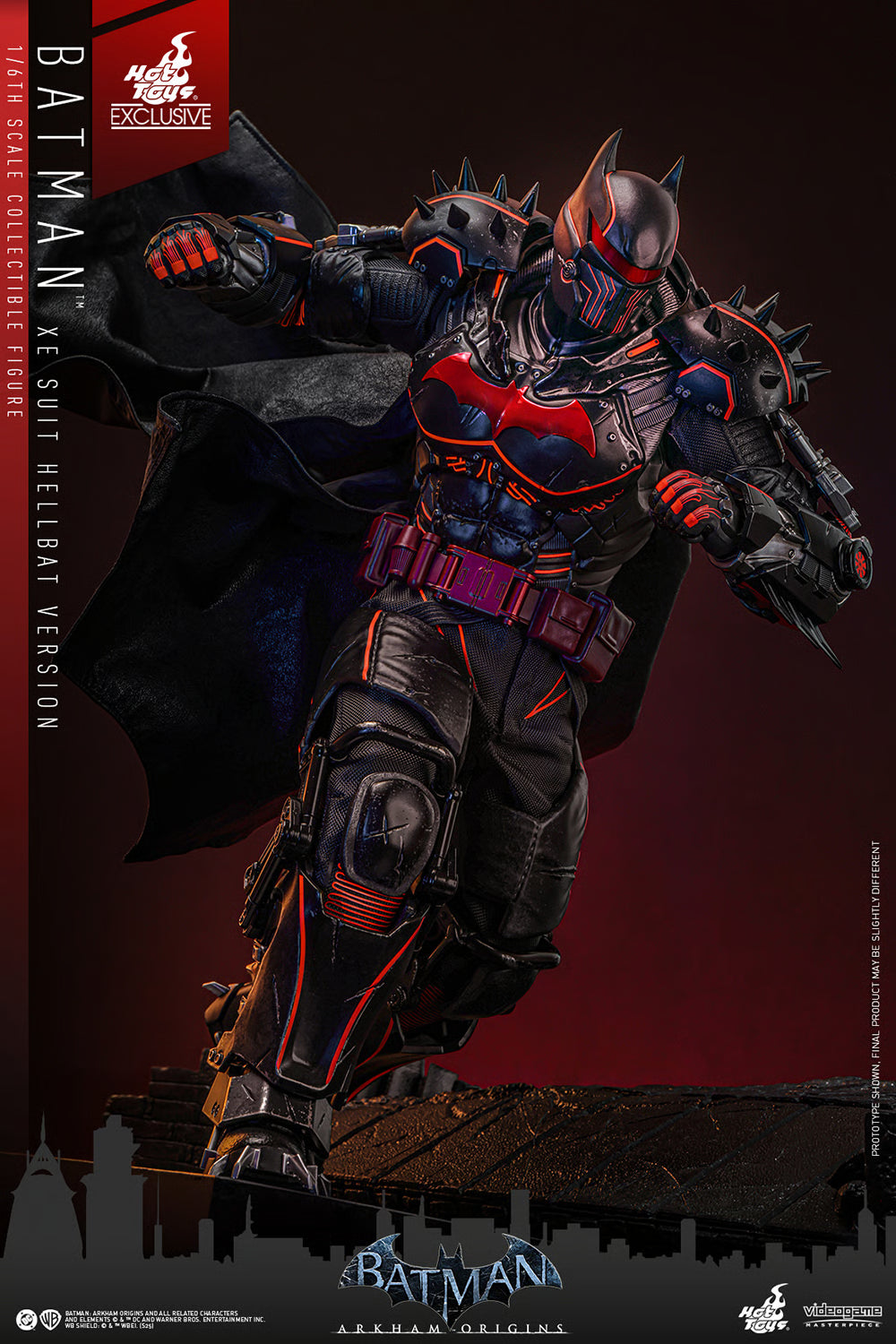 Batman XE Suit Hellbat Version Figure By Hot Toys