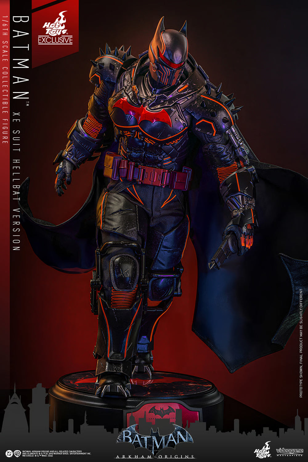 Batman XE Suit Hellbat Version Figure By Hot Toys