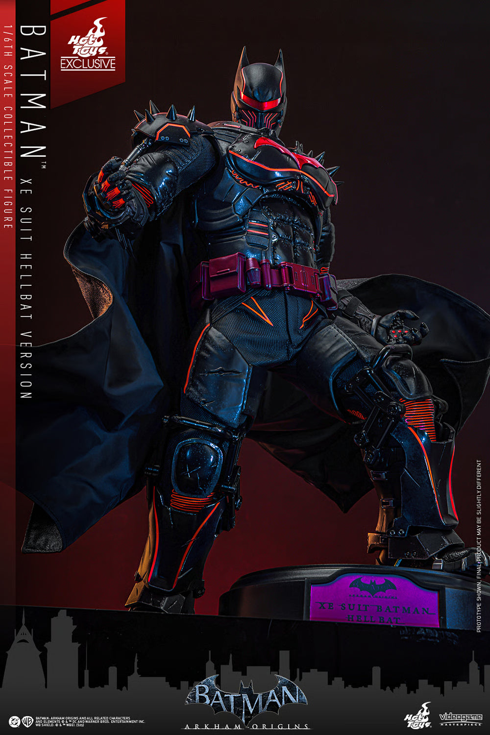 Batman XE Suit Hellbat Version Figure By Hot Toys