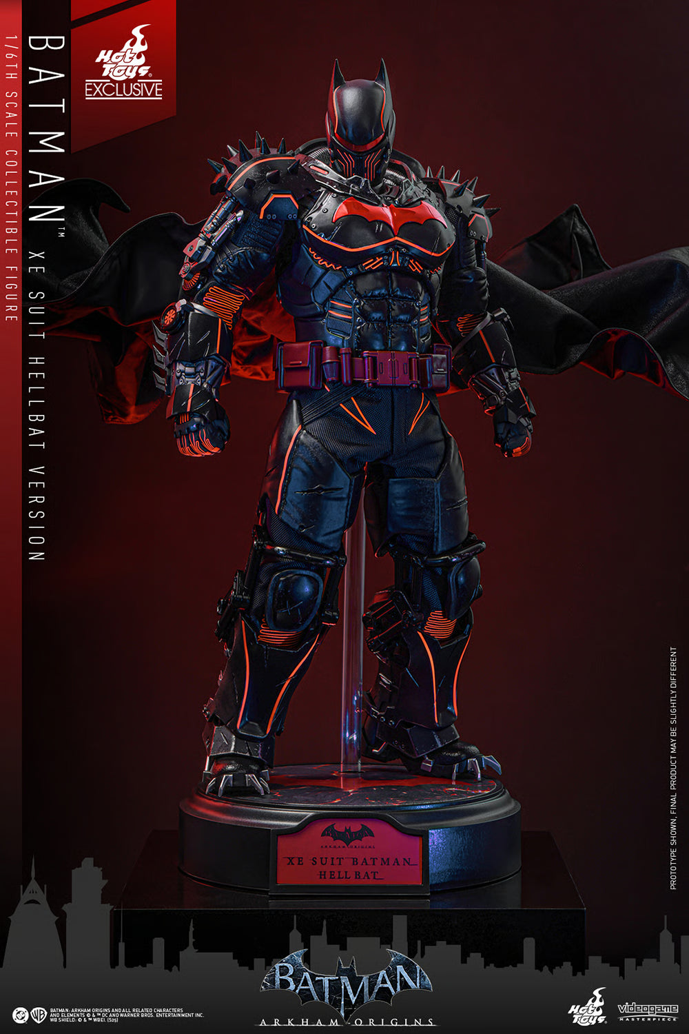 Batman XE Suit Hellbat Version Figure By Hot Toys