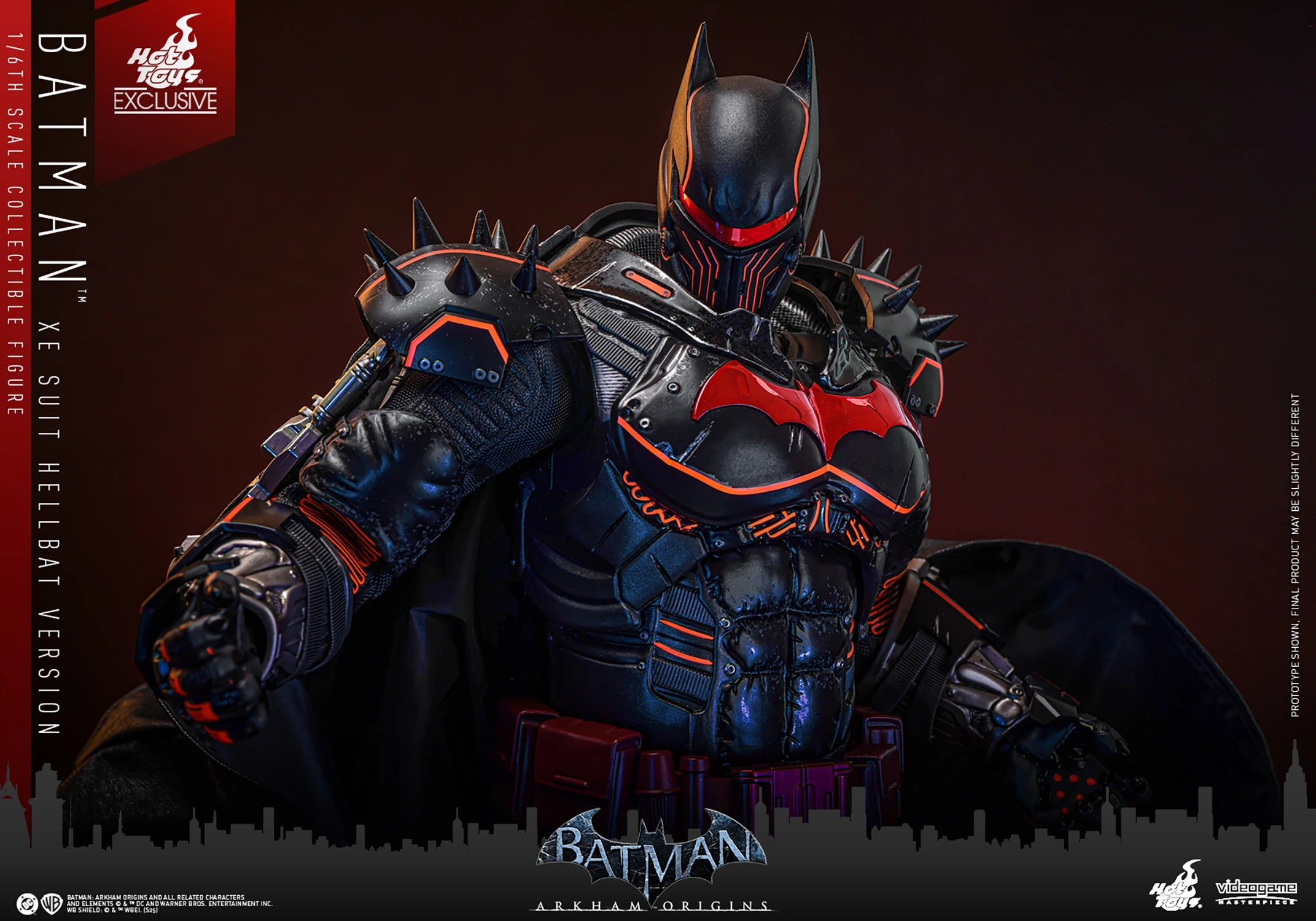 Batman XE Suit Hellbat Version Figure By Hot Toys