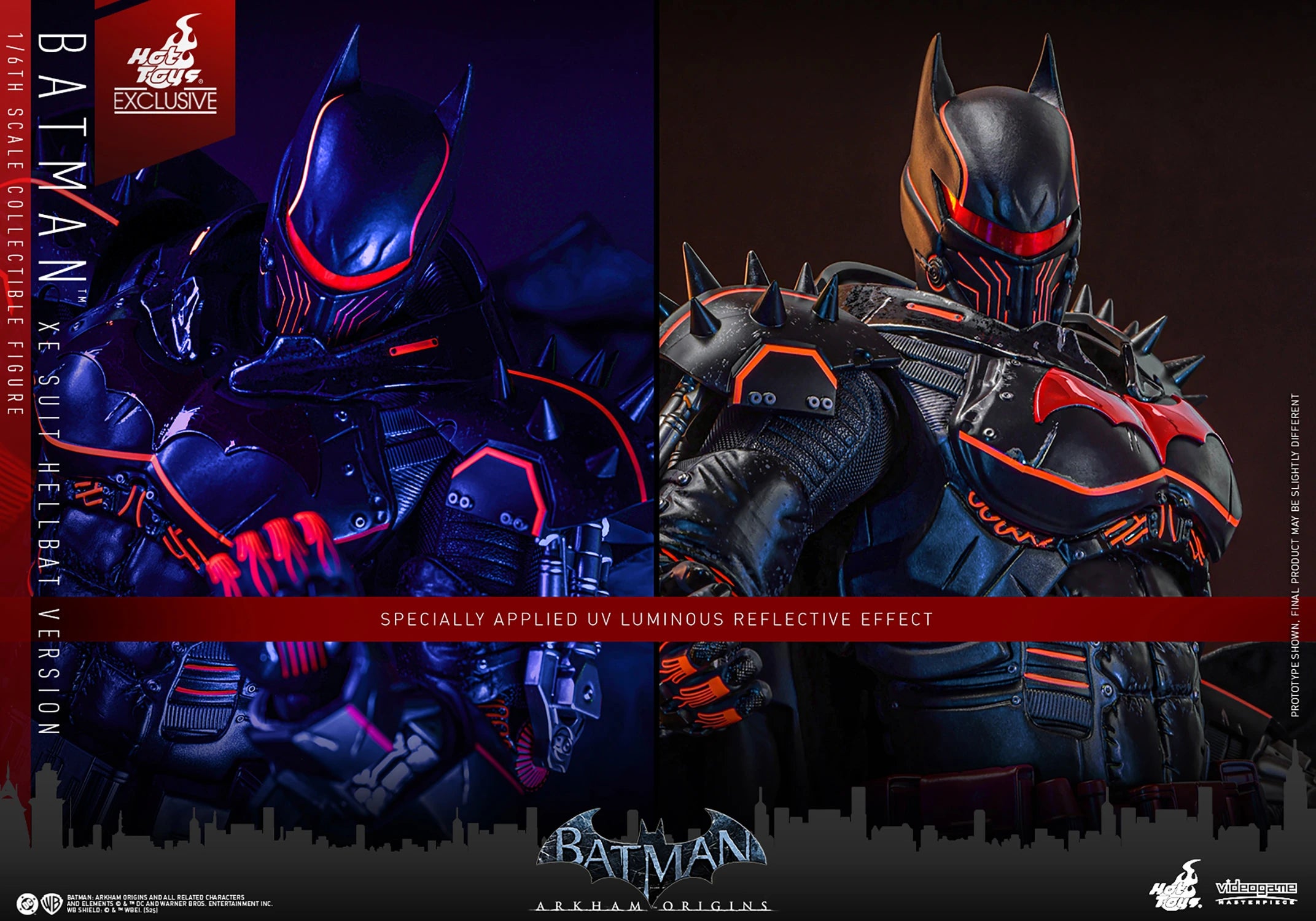 Batman XE Suit Hellbat Version Figure By Hot Toys