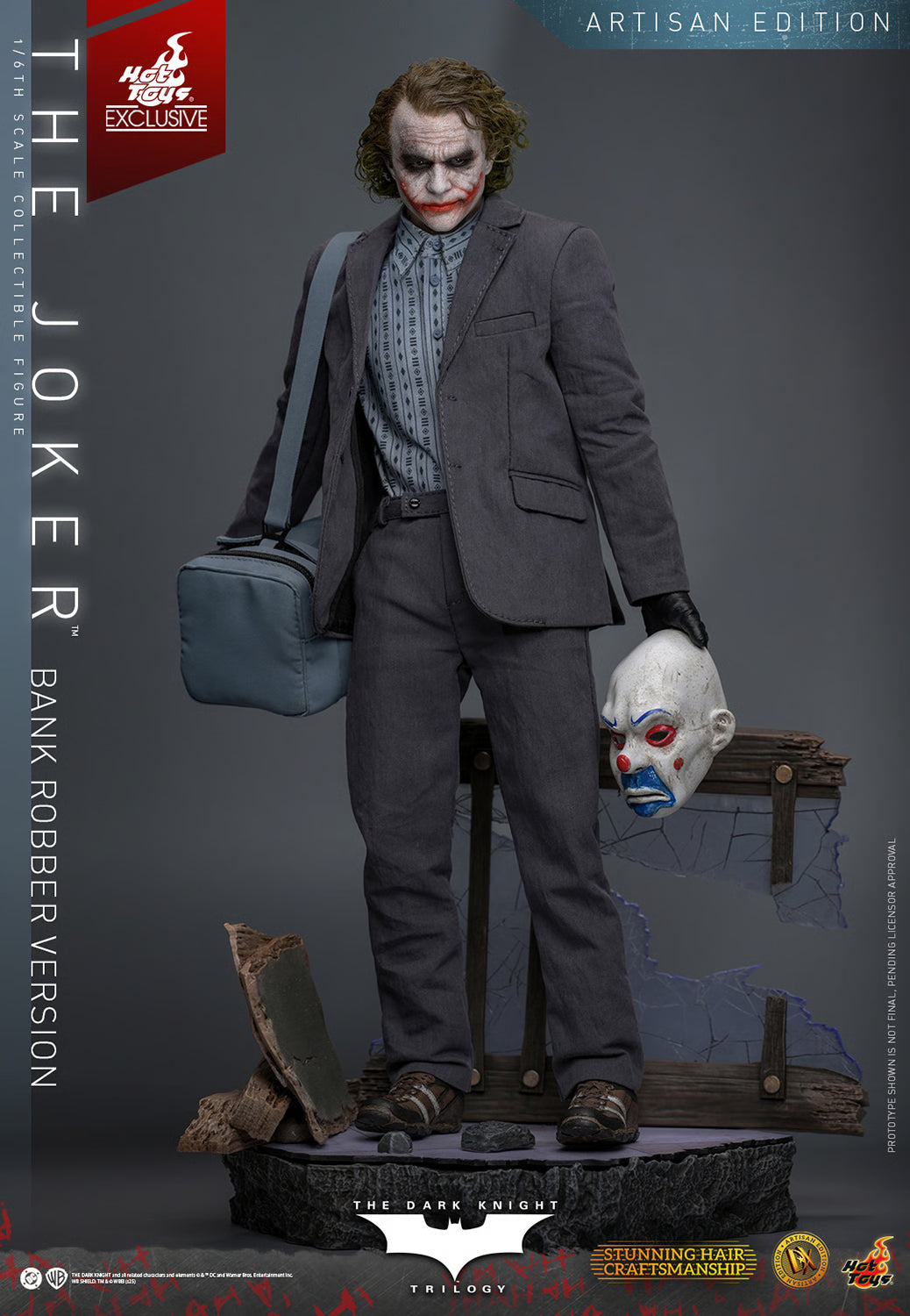 The Joker (Bank Robber Version) (Artisan Edition) by Hot Toys