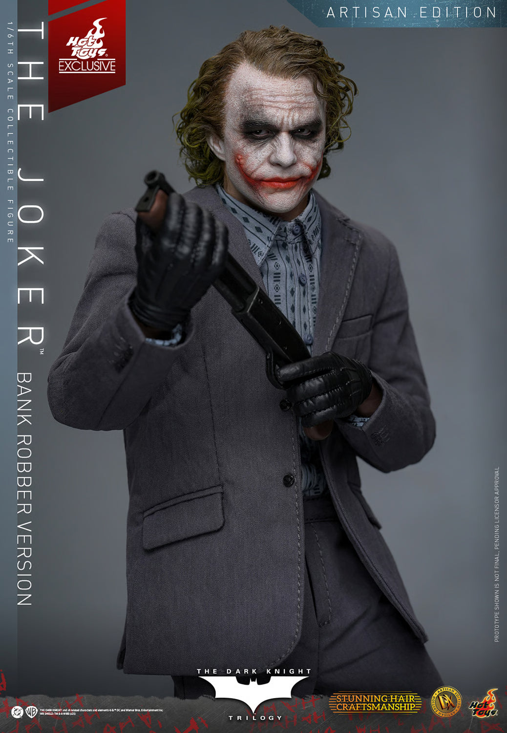 The Joker (Bank Robber Version) (Artisan Edition) by Hot Toys